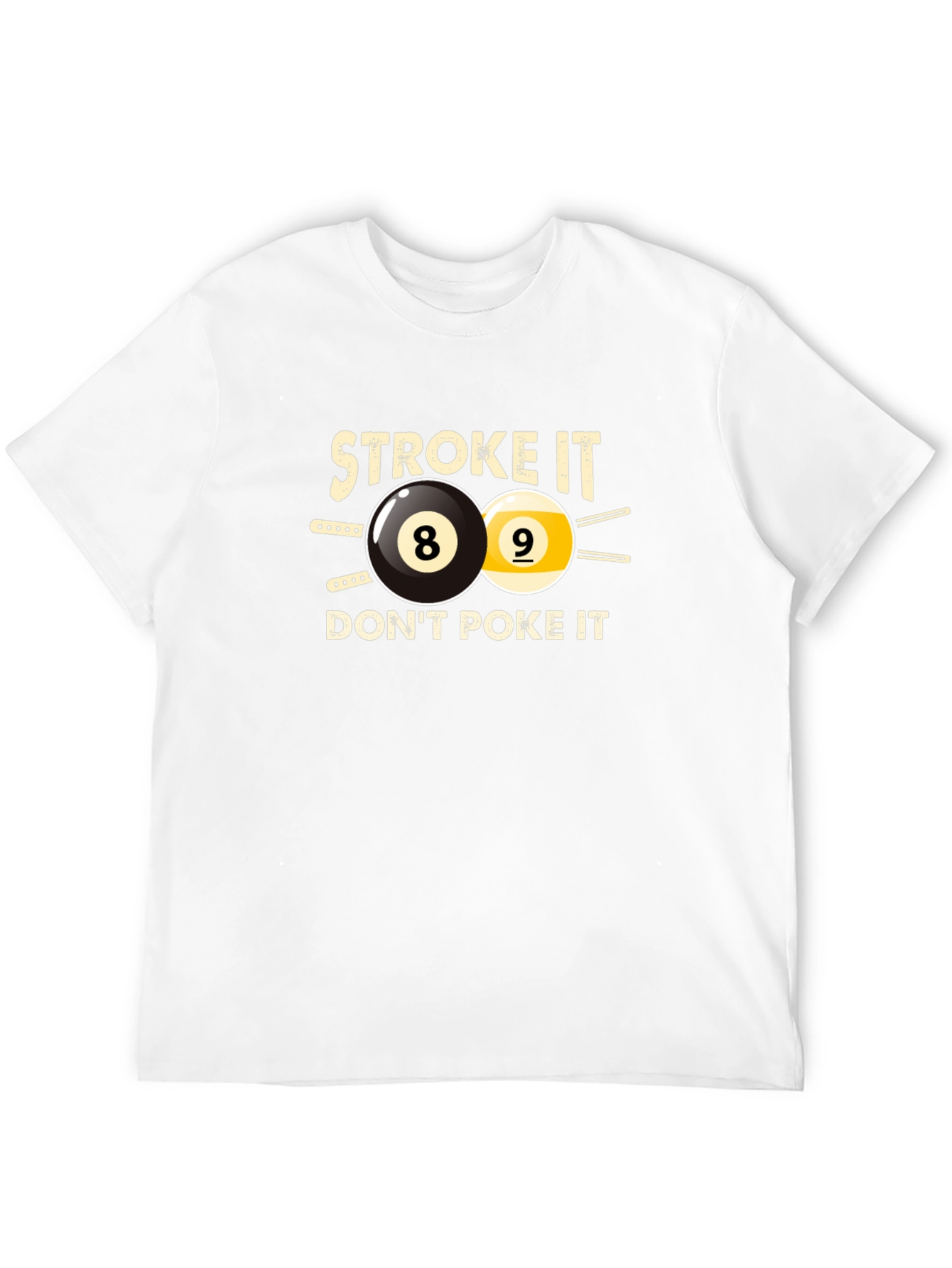Stroke It - Funny Billiards T-Shirt