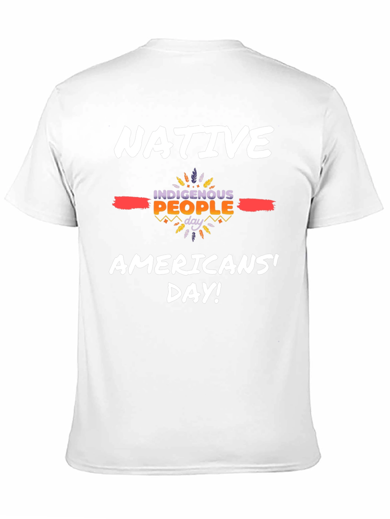Native Americans Day T-Shirt - Black