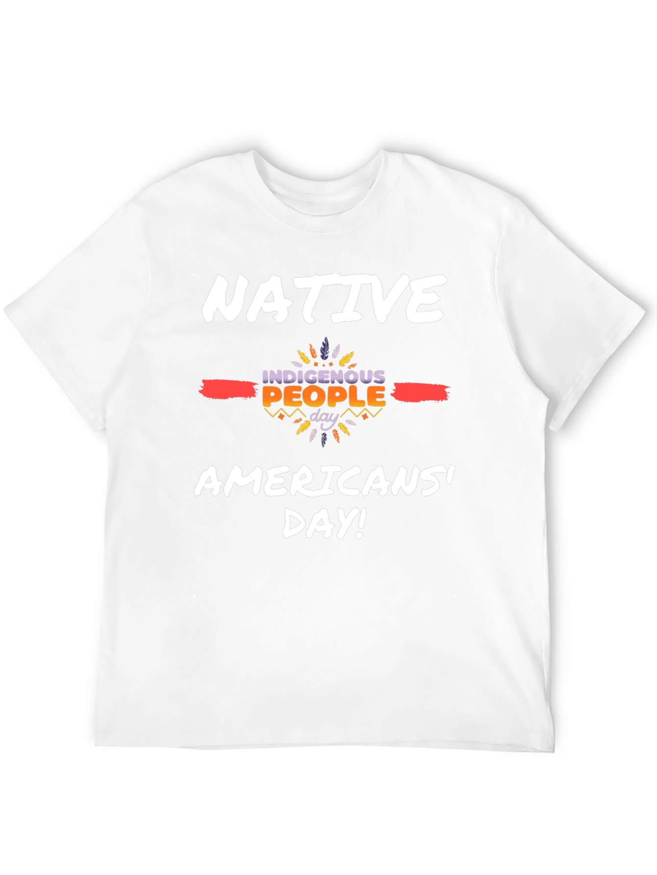Native Americans Day T-Shirt - Black