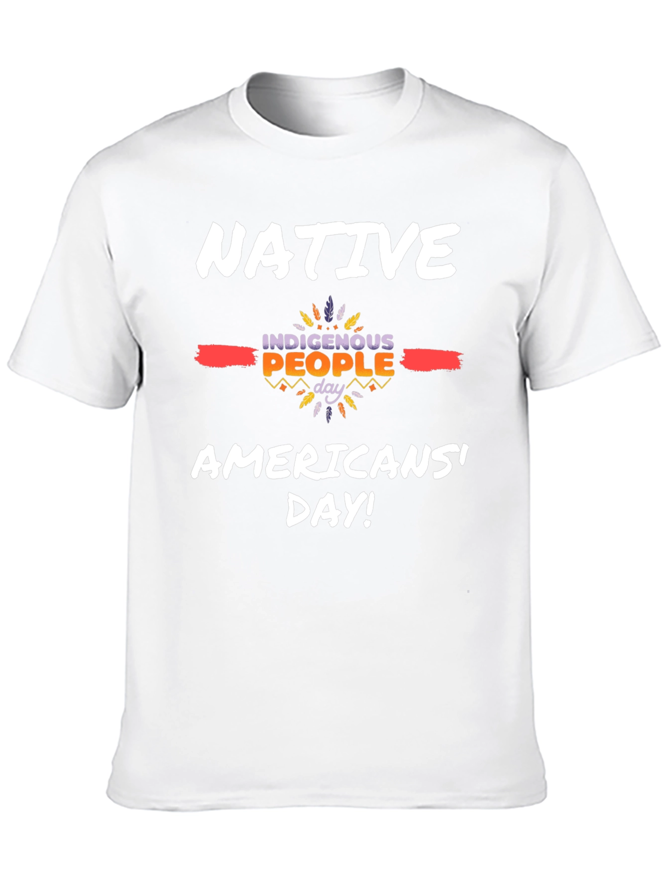 Native Americans Day T-Shirt - Black