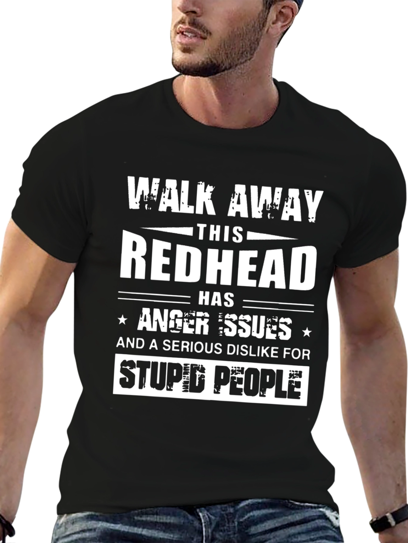 Walk Away Redhead Anger Issues T-Shirt