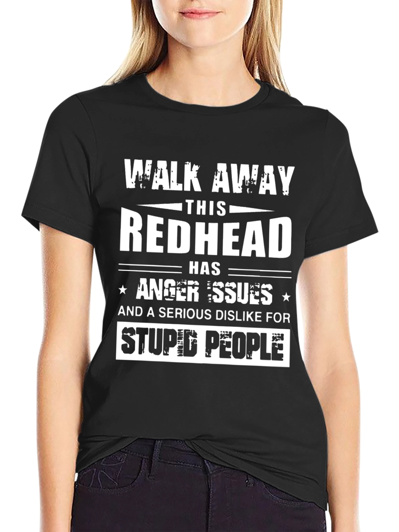 Walk Away Redhead Anger Issues T-Shirt