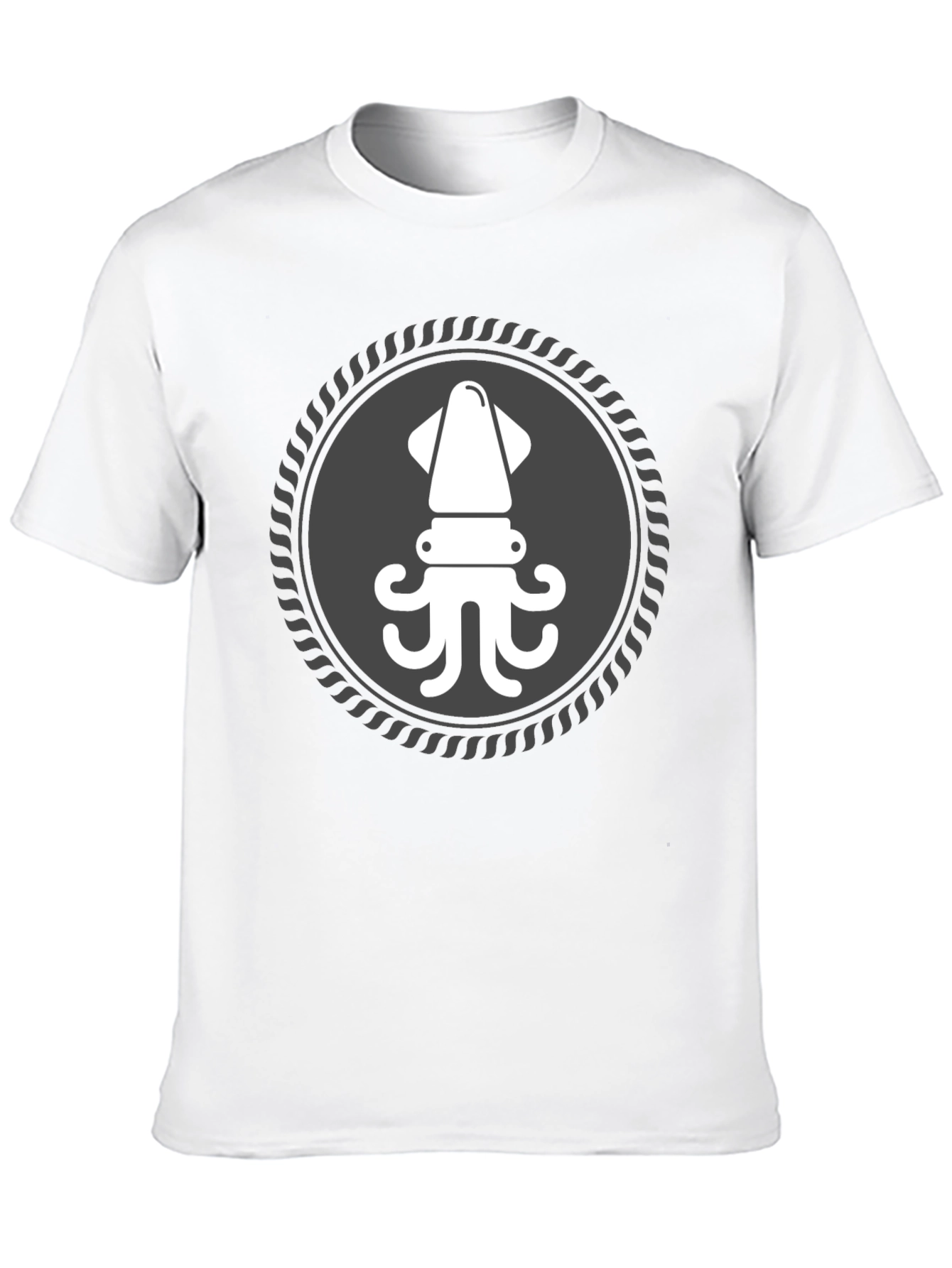 Squid Graphic T-Shirt - Black