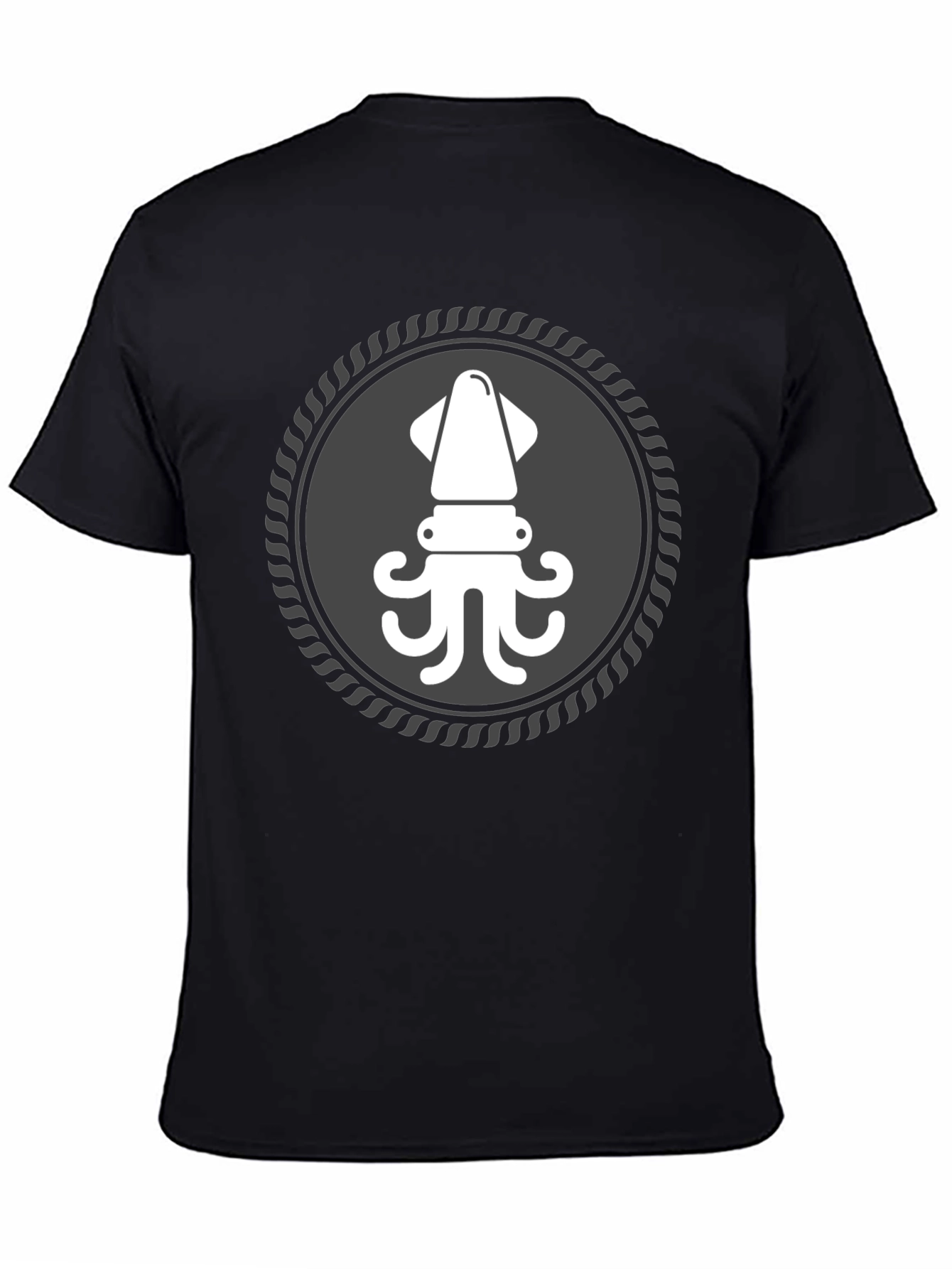 Squid Graphic T-Shirt - Black