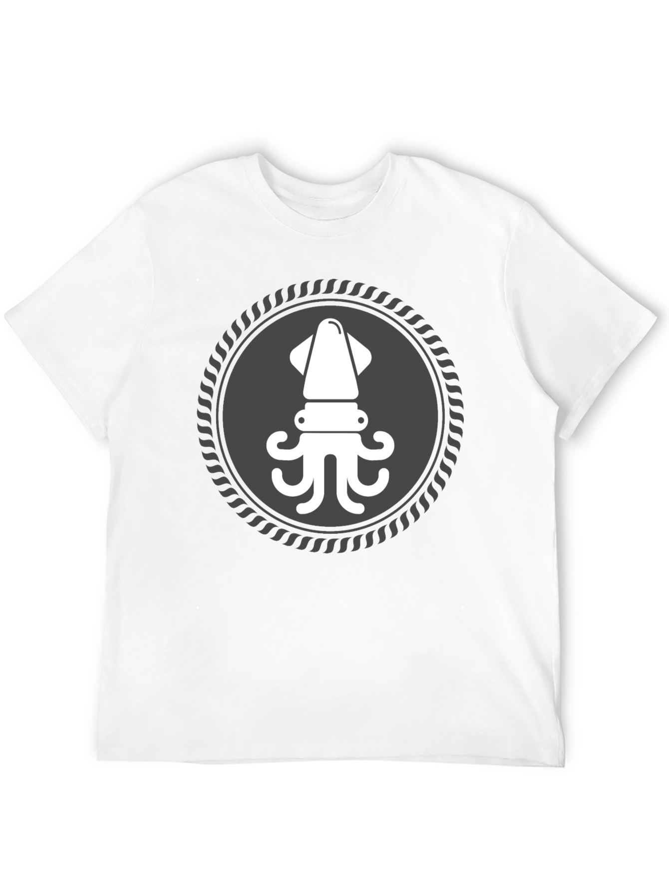 Squid Graphic T-Shirt - Black