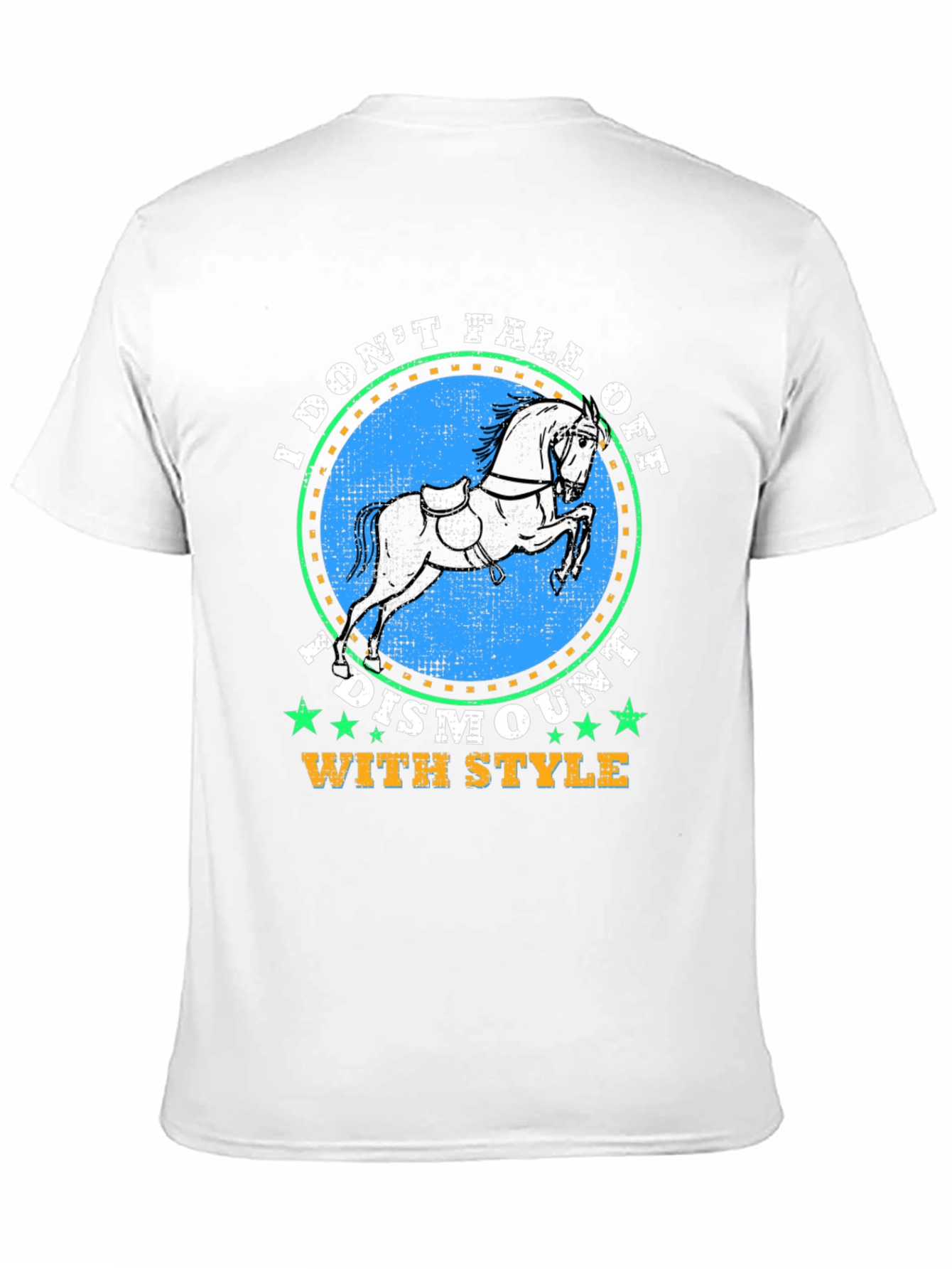 Equestrian Style T-Shirt - Dismount With Style