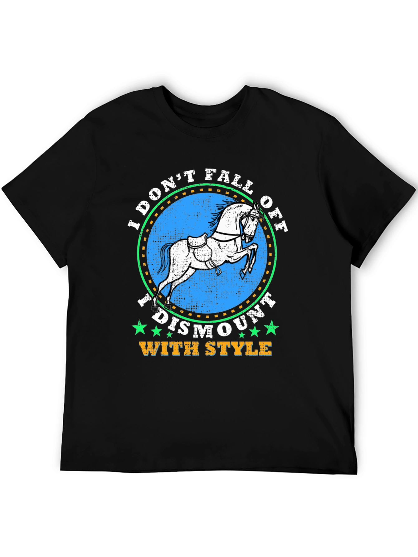 Equestrian Style T-Shirt - Dismount With Style