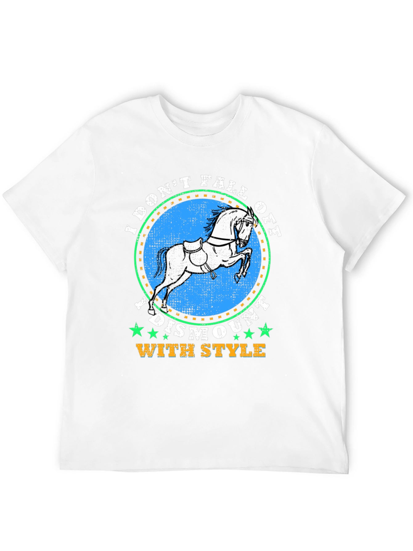 Equestrian Style T-Shirt - Dismount With Style