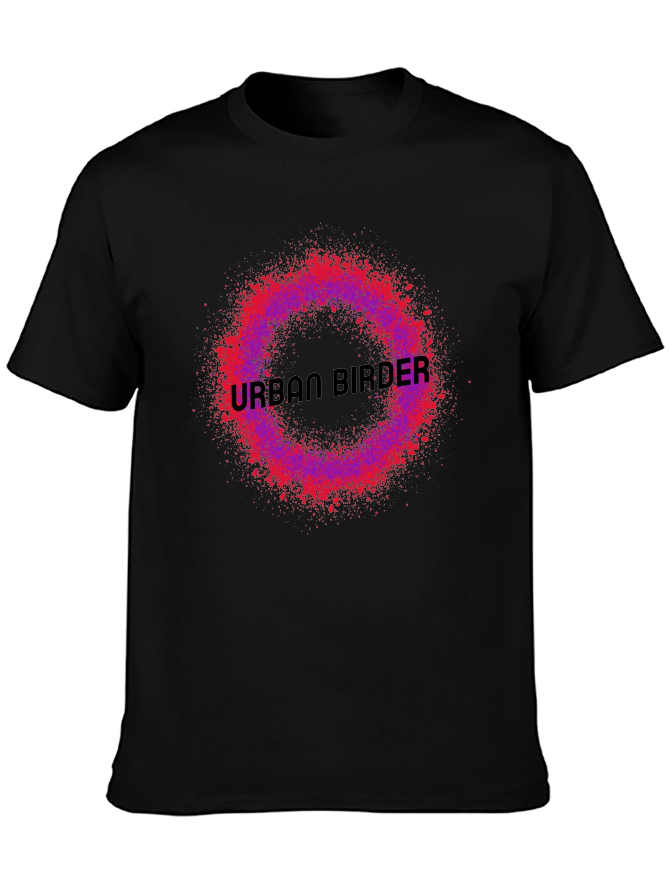 Urban Birder Graphic T-Shirt - Unique Spray Design
