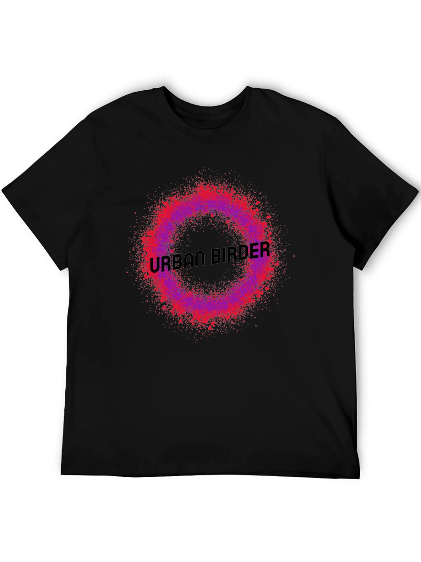 Urban Birder Graphic T-Shirt - Unique Spray Design