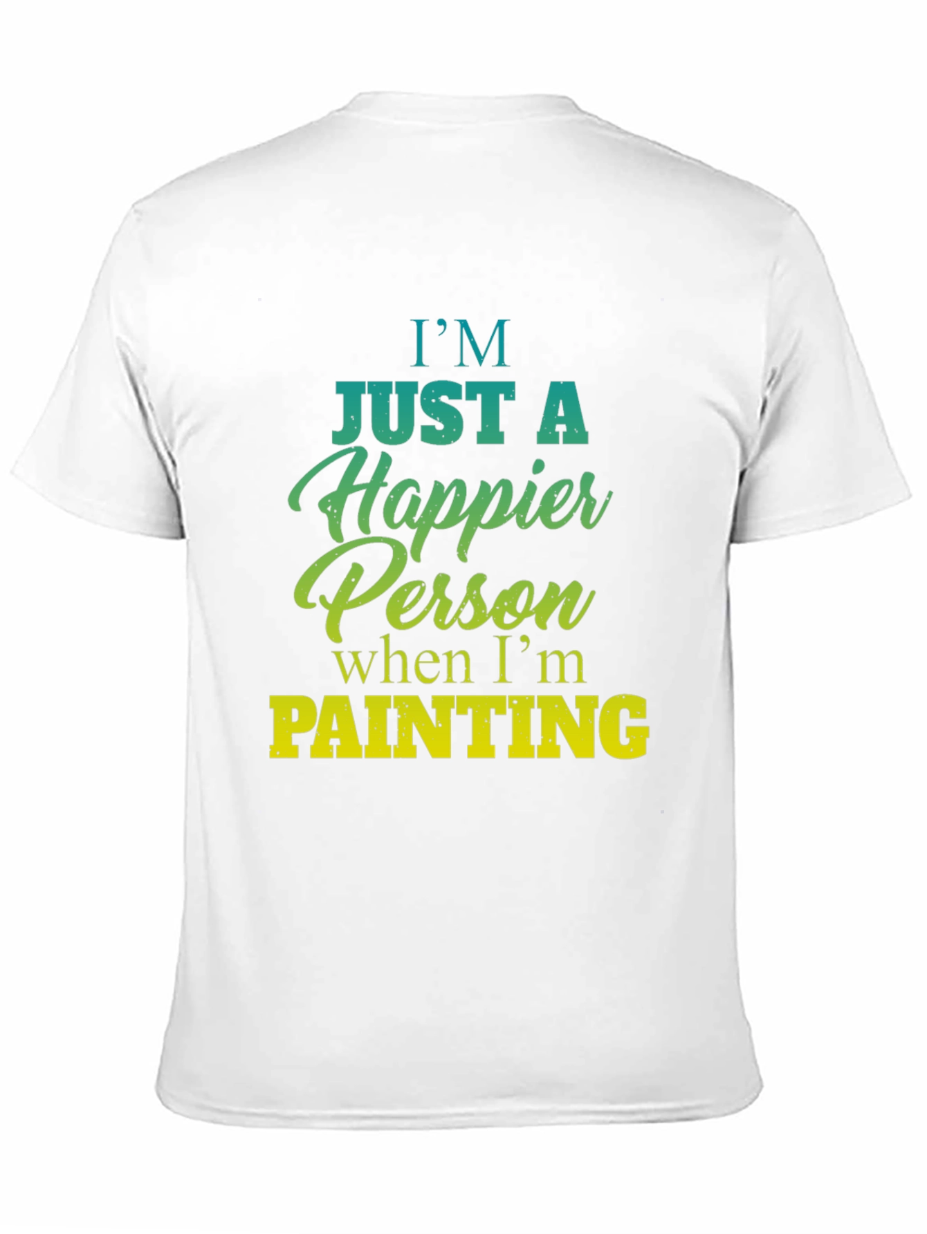 Happier Person Painting Graphic T-Shirt