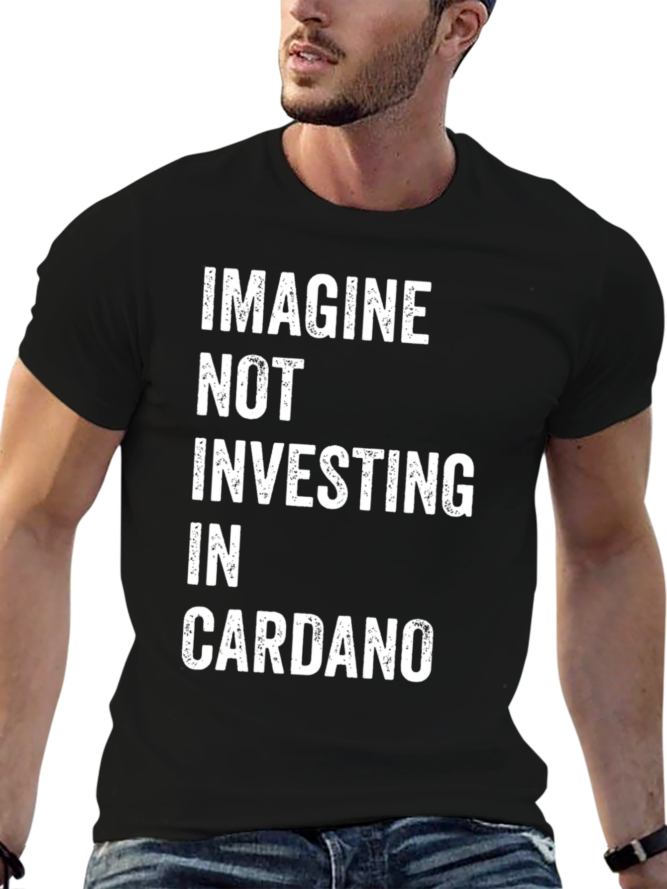 Imagine Cardano Investor T-Shirt - Crypto HODL Tee