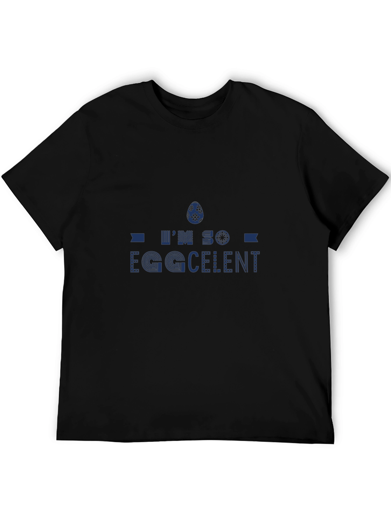 Eggcellent Easter T-Shirt - Mens Black Tee