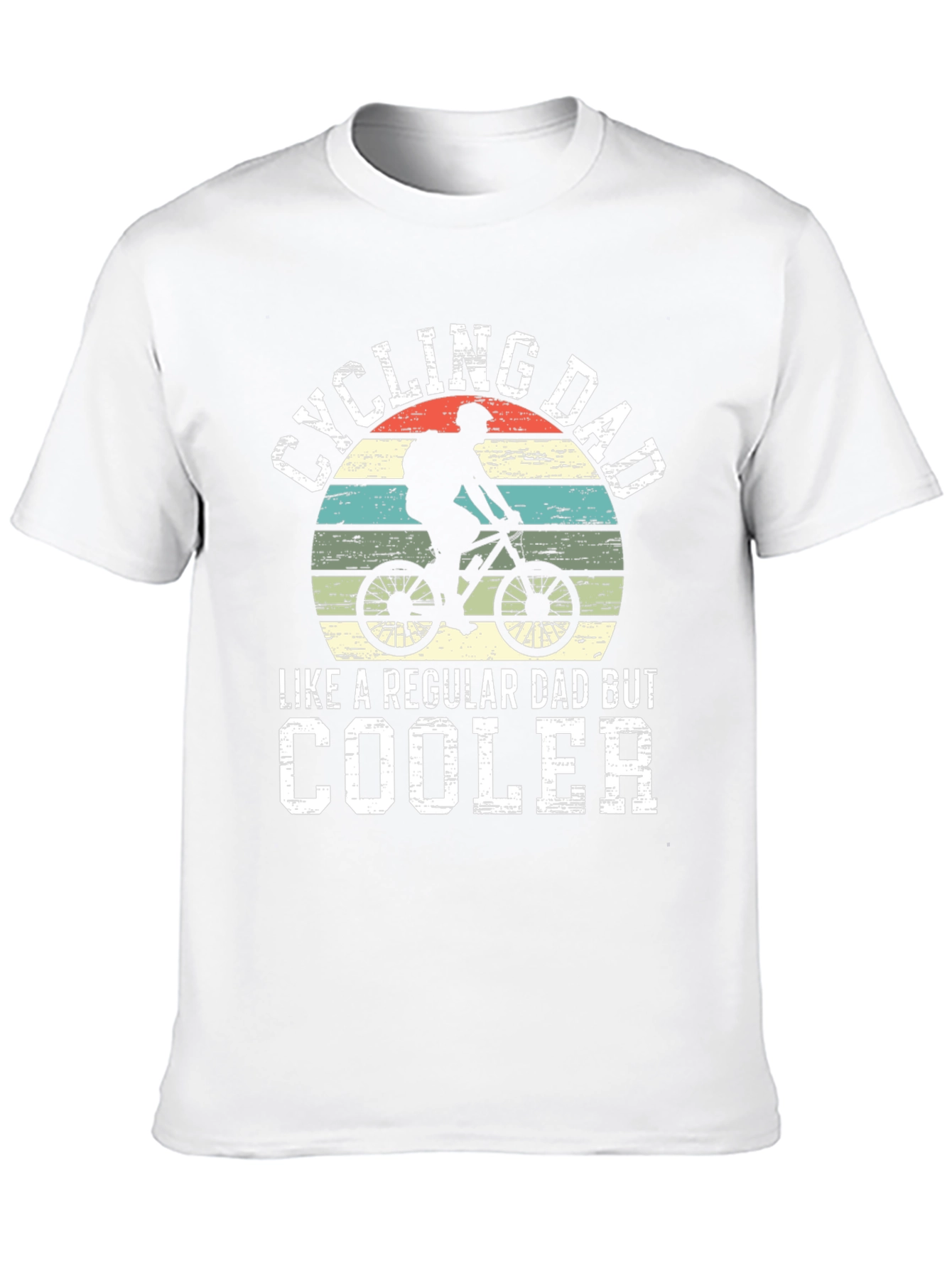 Cycling Dad T-Shirt - Cool Dad Design