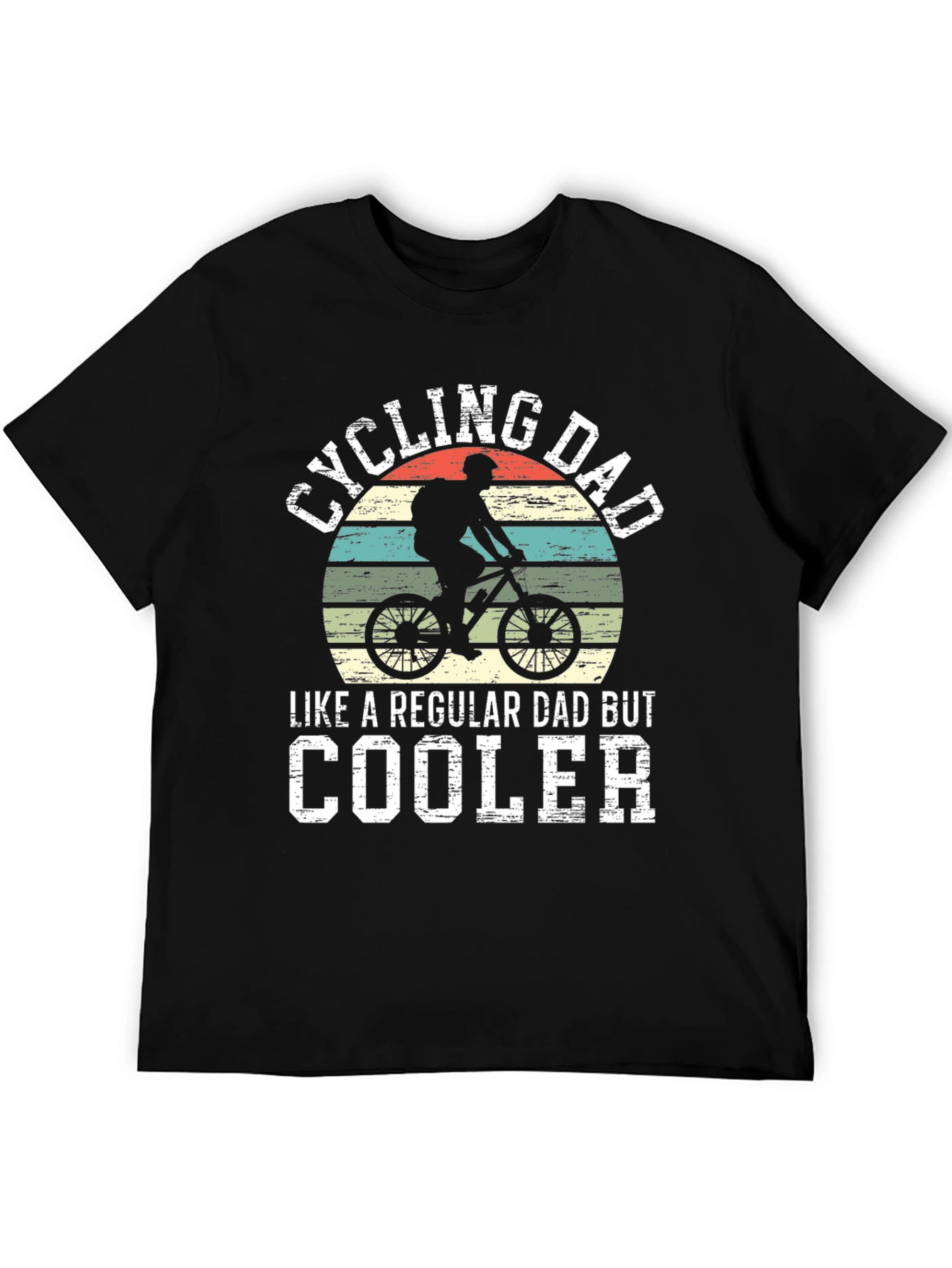 Cycling Dad T-Shirt - Cool Dad Design