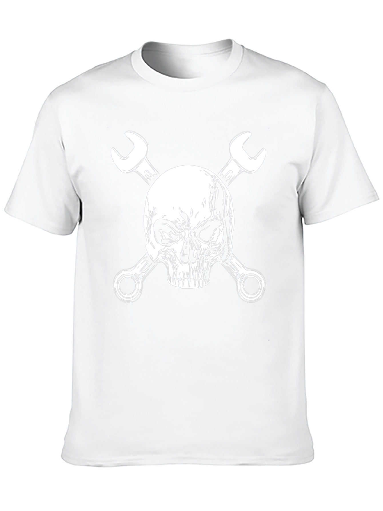 Skull & Wrenches Graphic Black T-Shirt