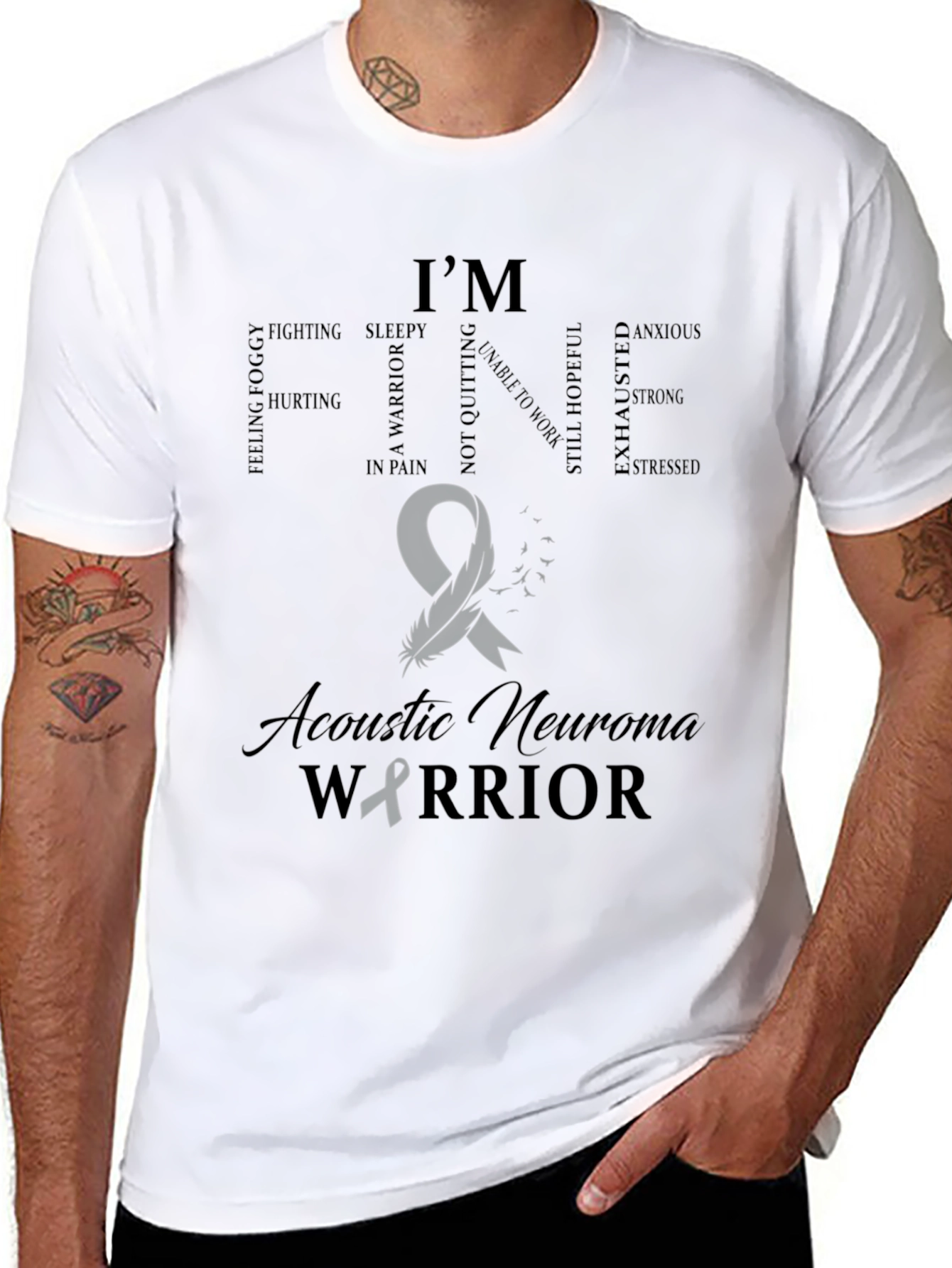 Acoustic Neuroma Awareness Warrior T-Shirt