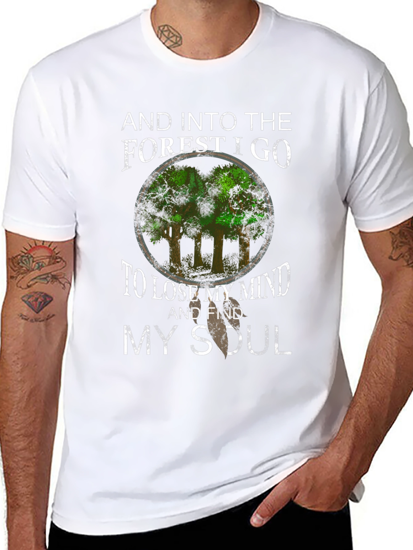 Forest Soul Graphic T-Shirt - Nature Lover Tee