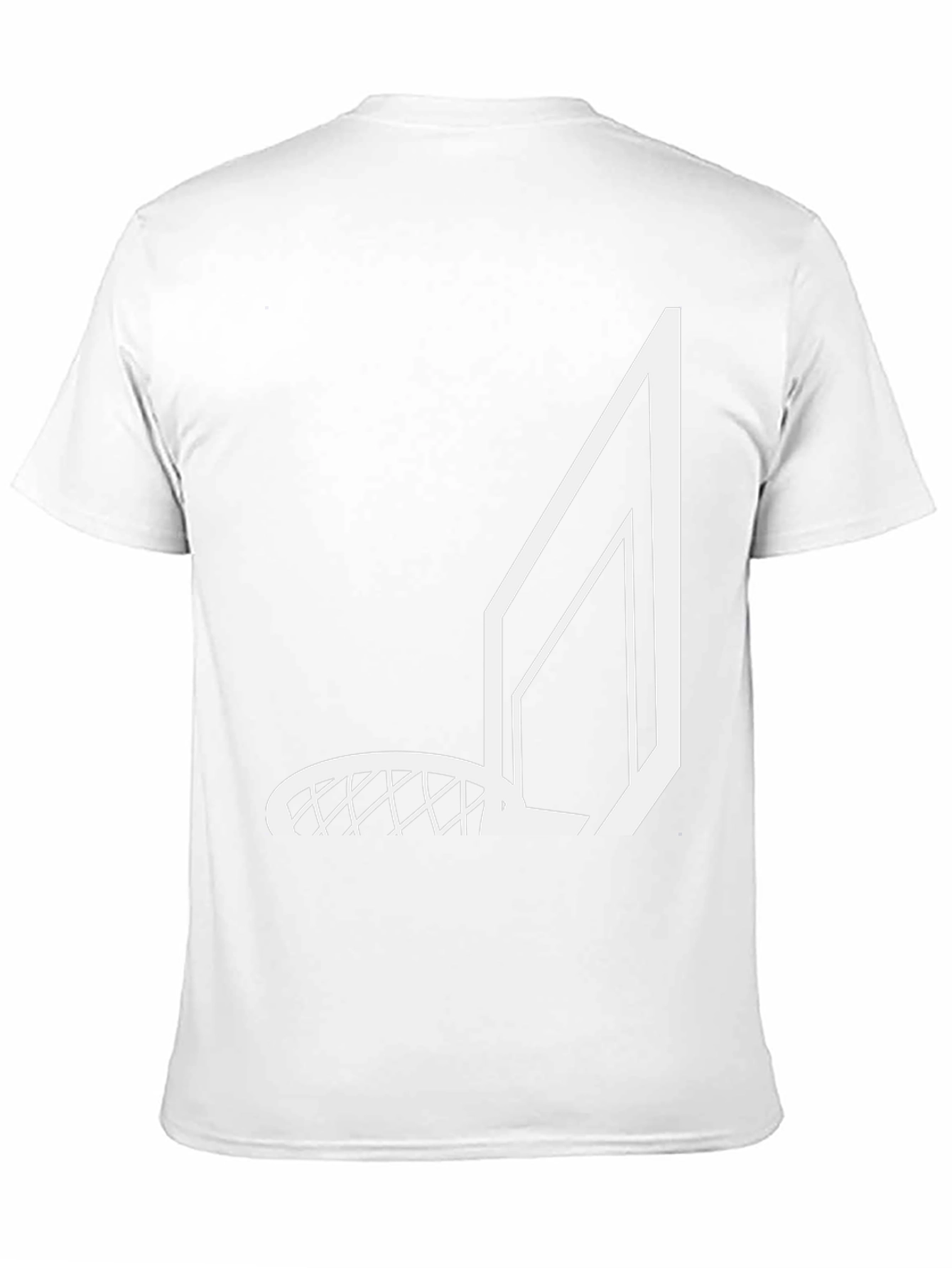 Basketball Hoop Graphic T-Shirt