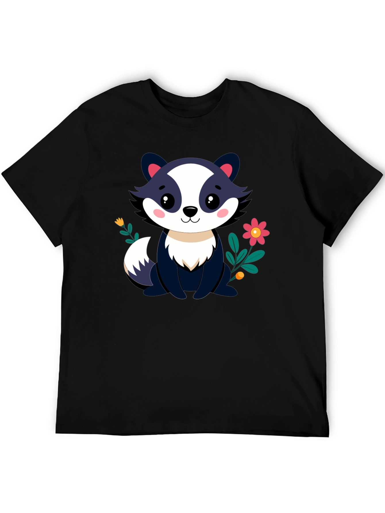 Cute Cartoon Badger T-Shirt