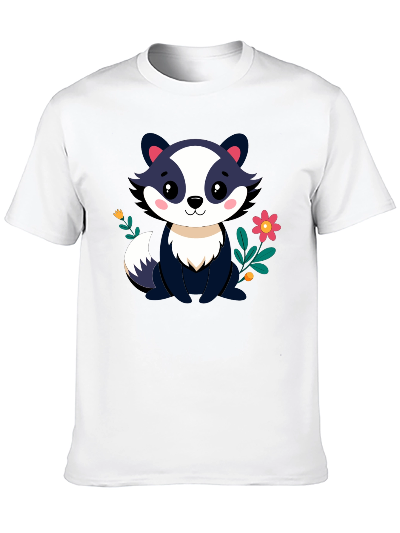 Cute Cartoon Badger T-Shirt