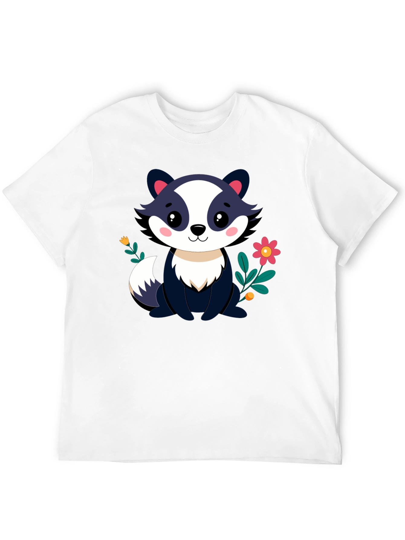 Cute Cartoon Badger T-Shirt