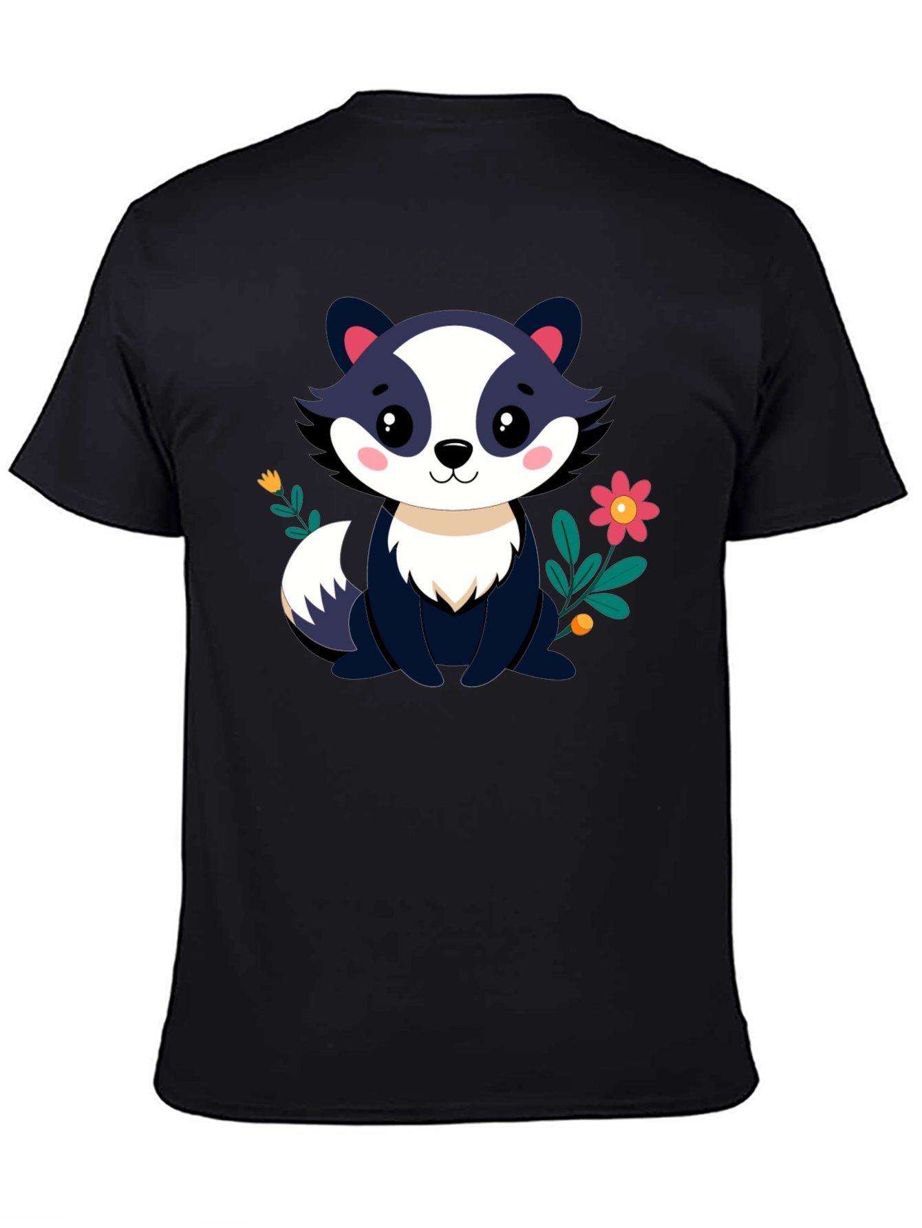 Cute Cartoon Badger T-Shirt