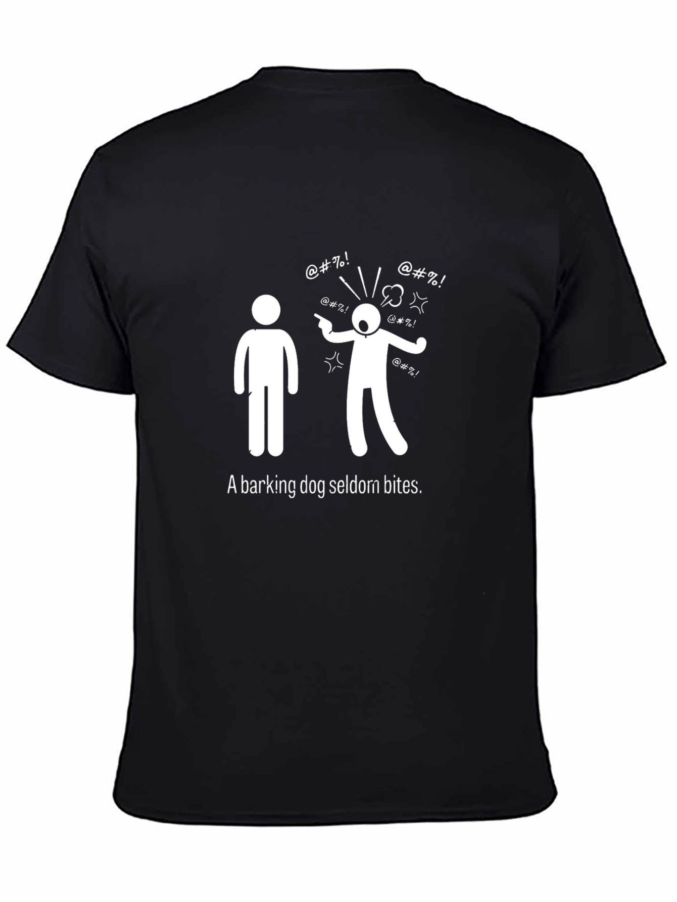 Funny Barking Dog Graphic T-Shirt