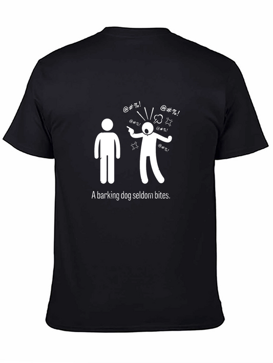 Funny Barking Dog Graphic T-Shirt