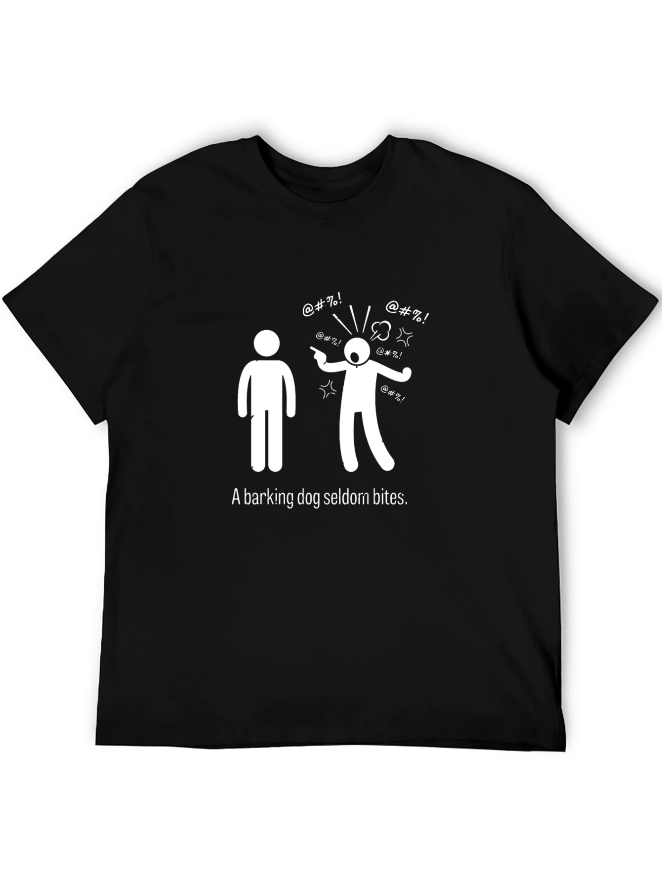 Funny Barking Dog Graphic T-Shirt