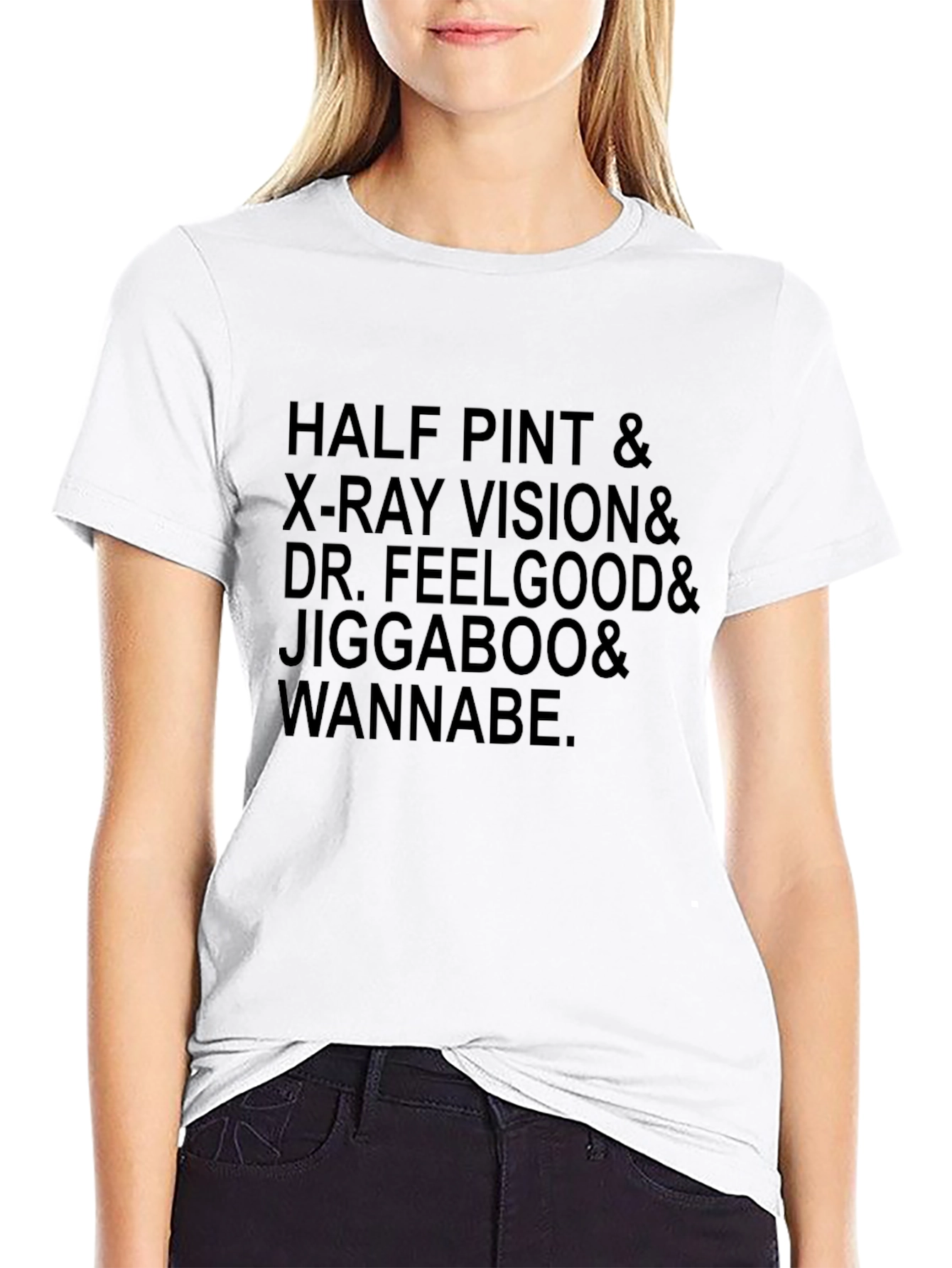 Black Half Pint & T-Shirt
