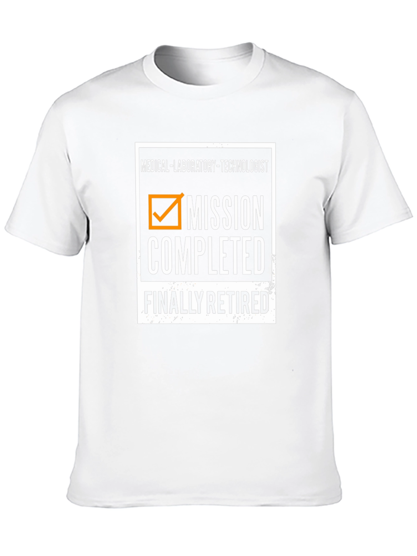 Medical Lab Tech Mission Completed Retired T-Shirt
