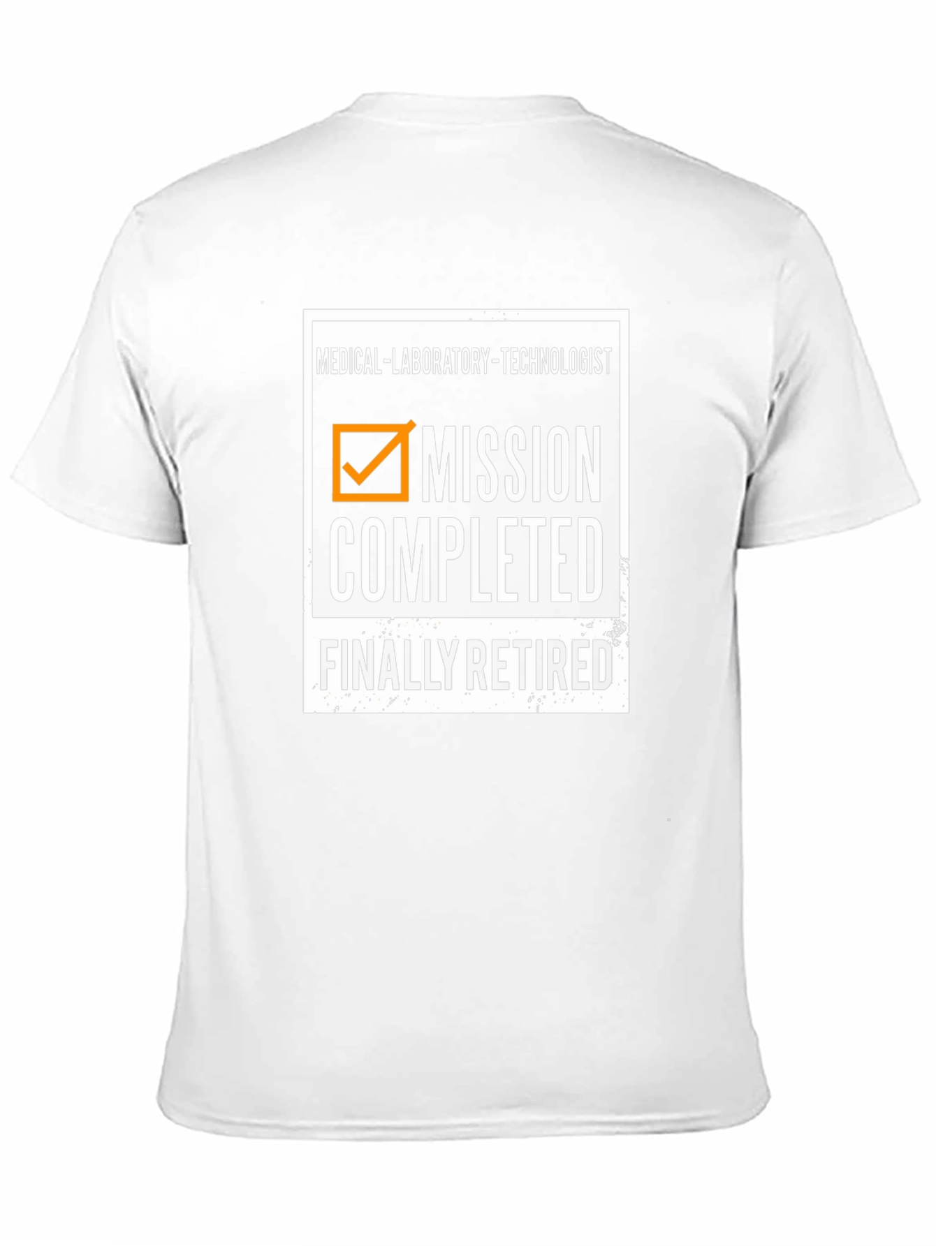Medical Lab Tech Mission Completed Retired T-Shirt