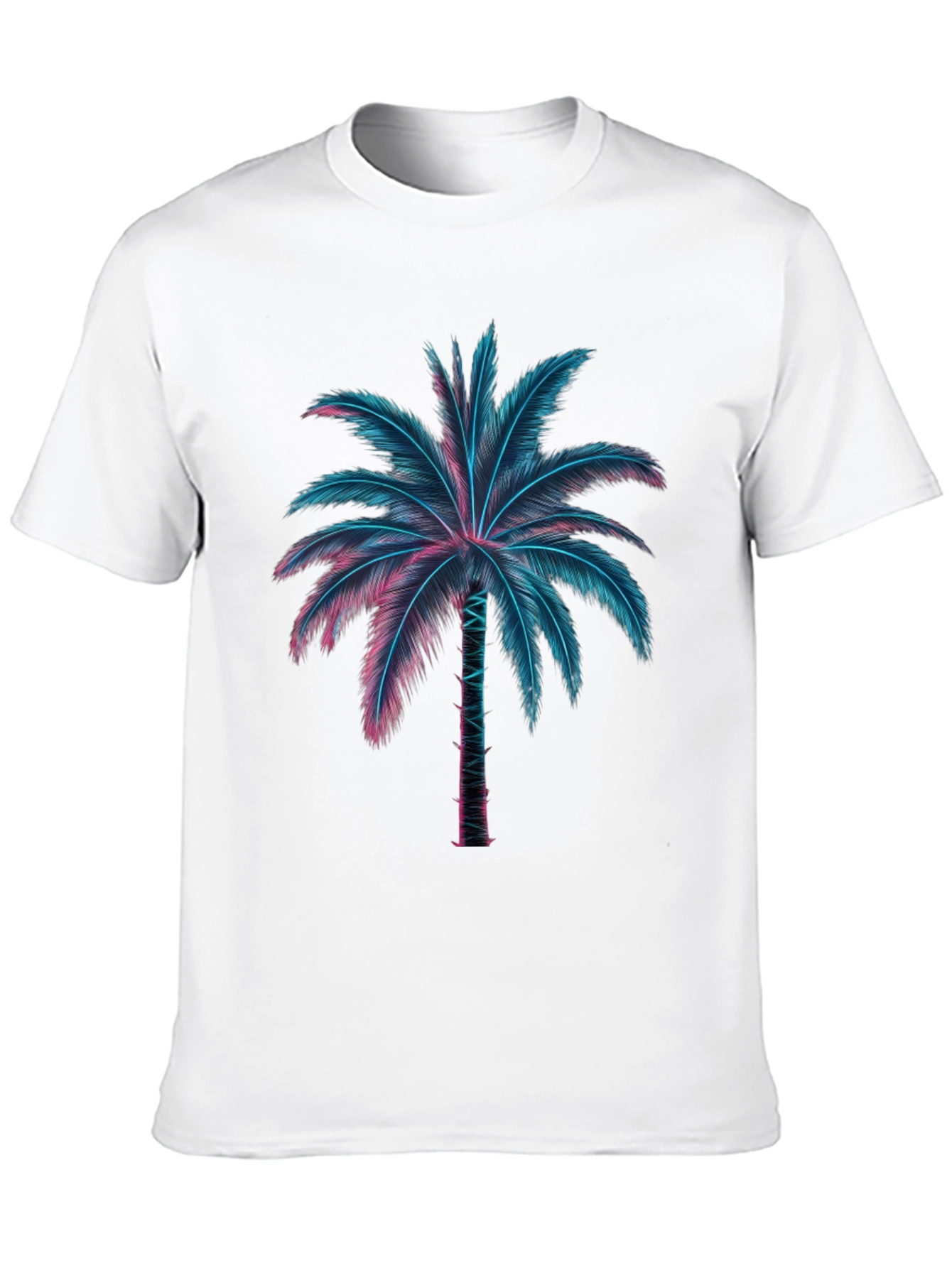 Neon Palm Tree Graphic Tee