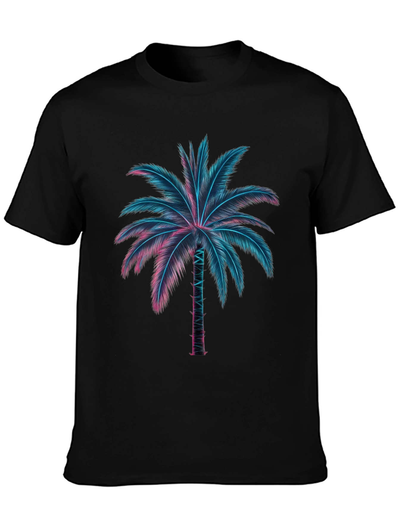 Neon Palm Tree Graphic Tee