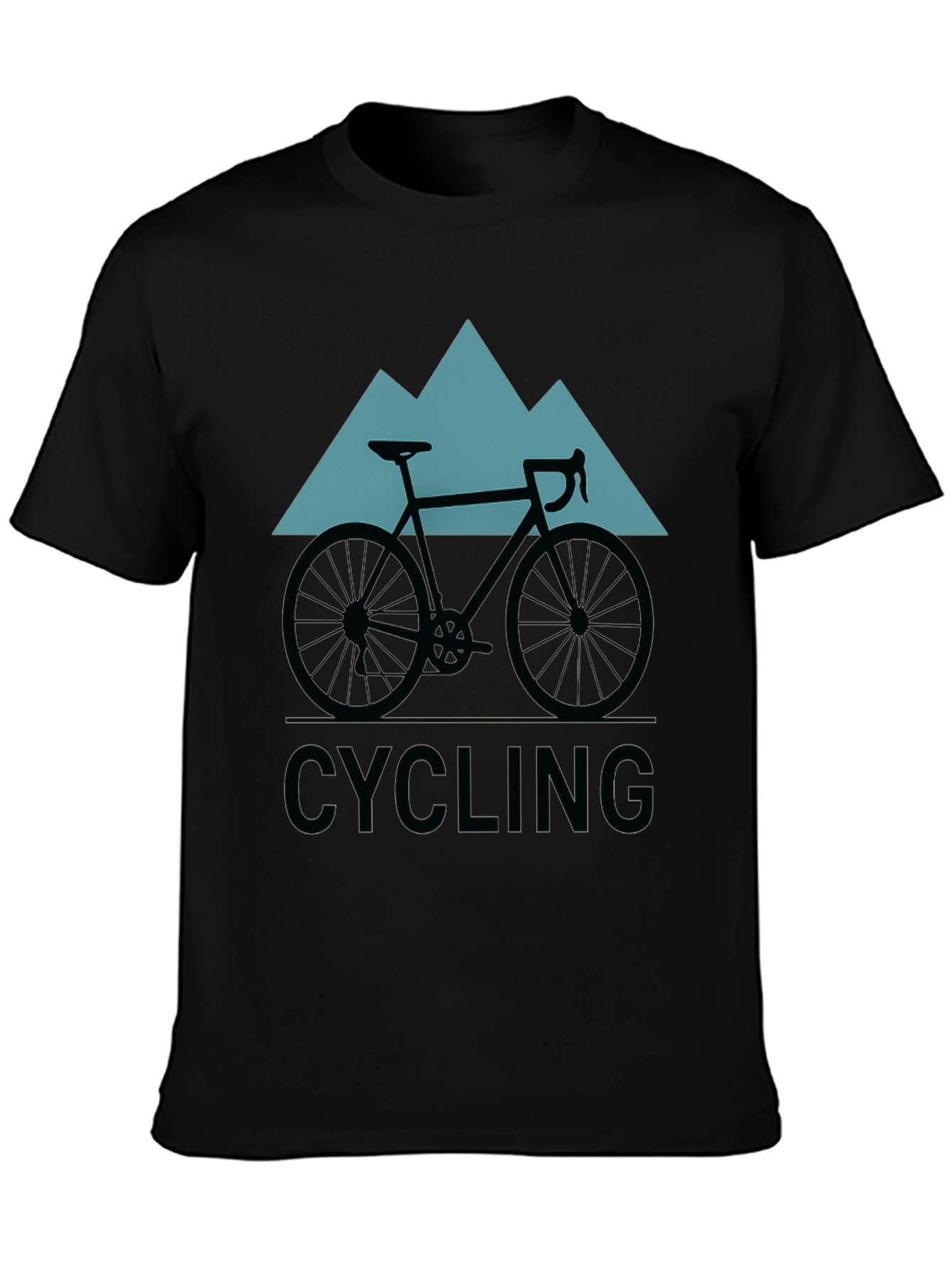 Cycling Mountain Graphic T-Shirt