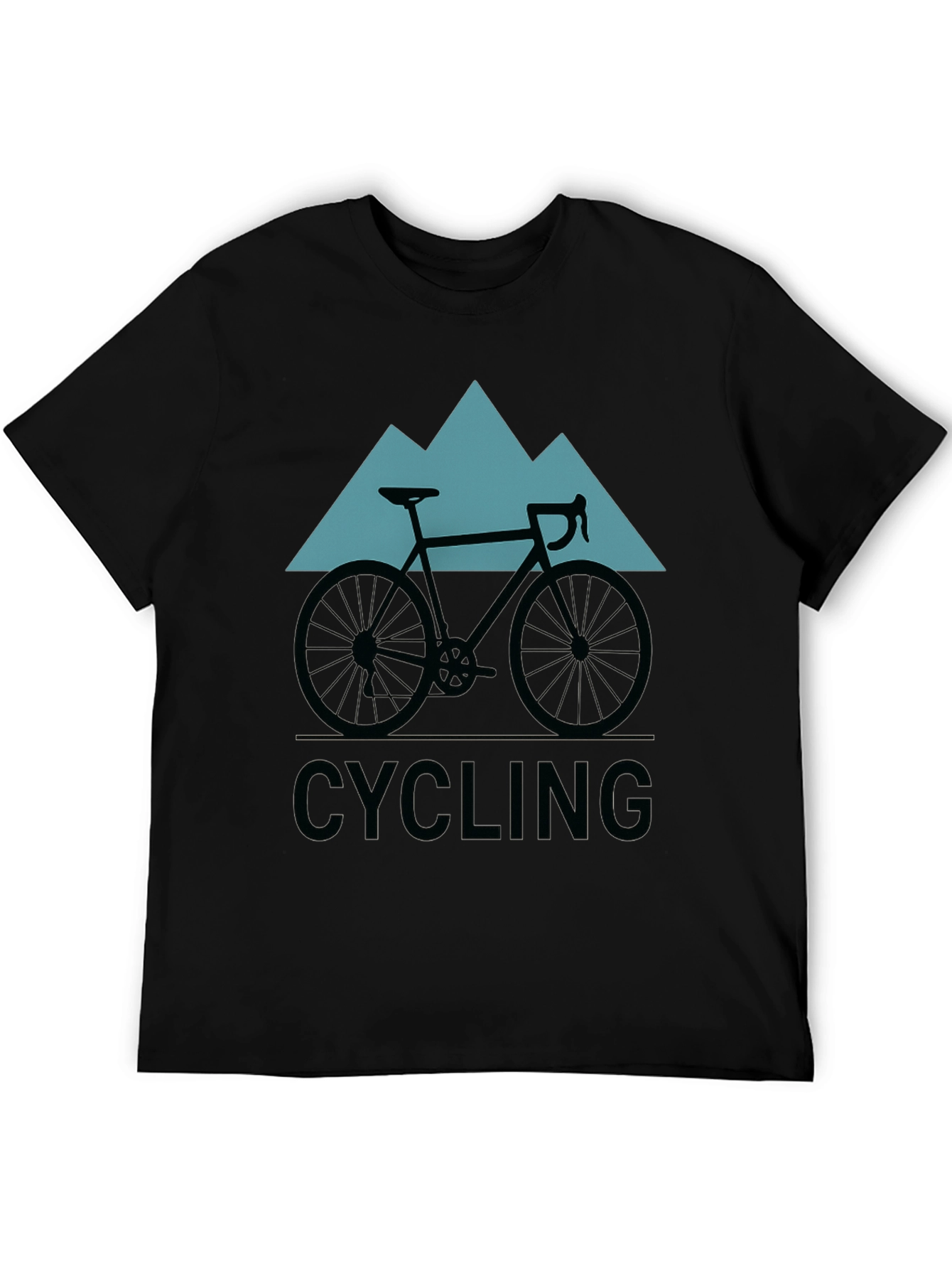Cycling Mountain Graphic T-Shirt