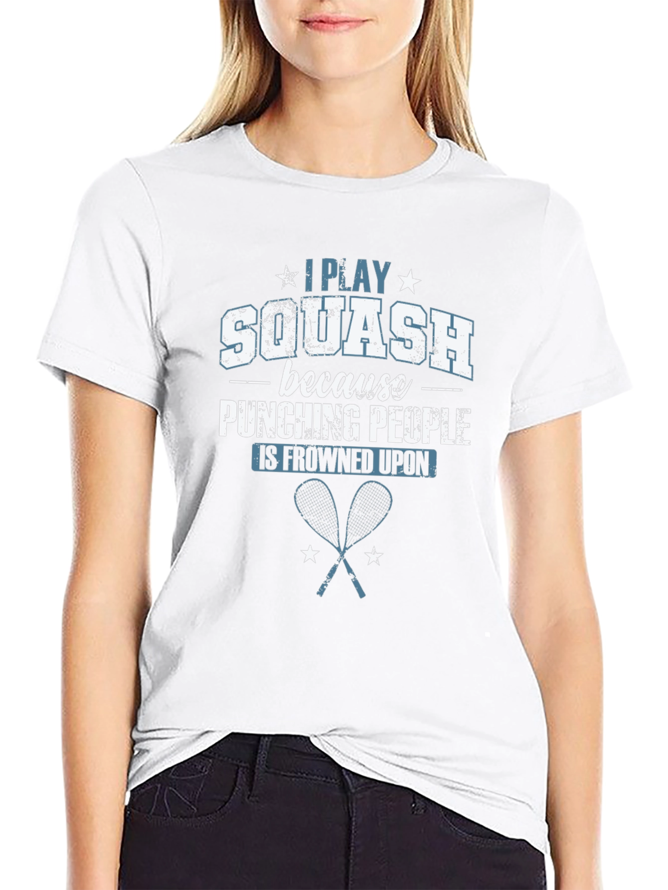 Funny Squash Player T-Shirt