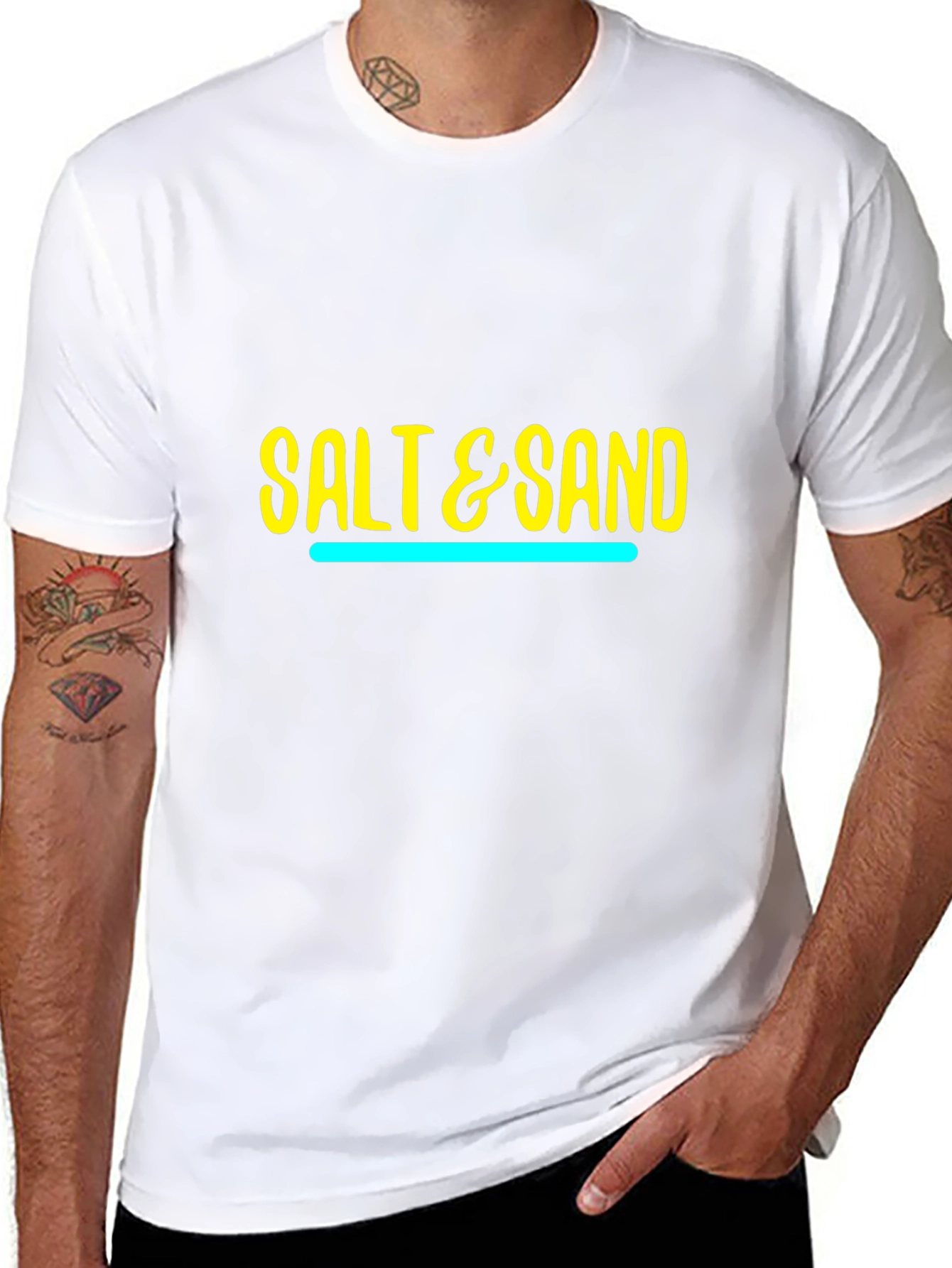 Salt & Sand Graphic Tee - Beach Lovers T-Shirt