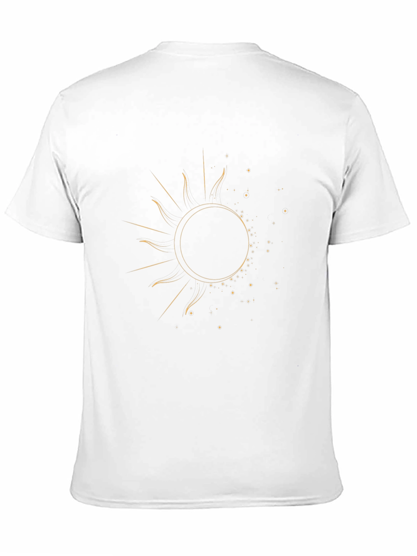 Celestial Sun Graphic Tee - Stylish Black T-Shirt