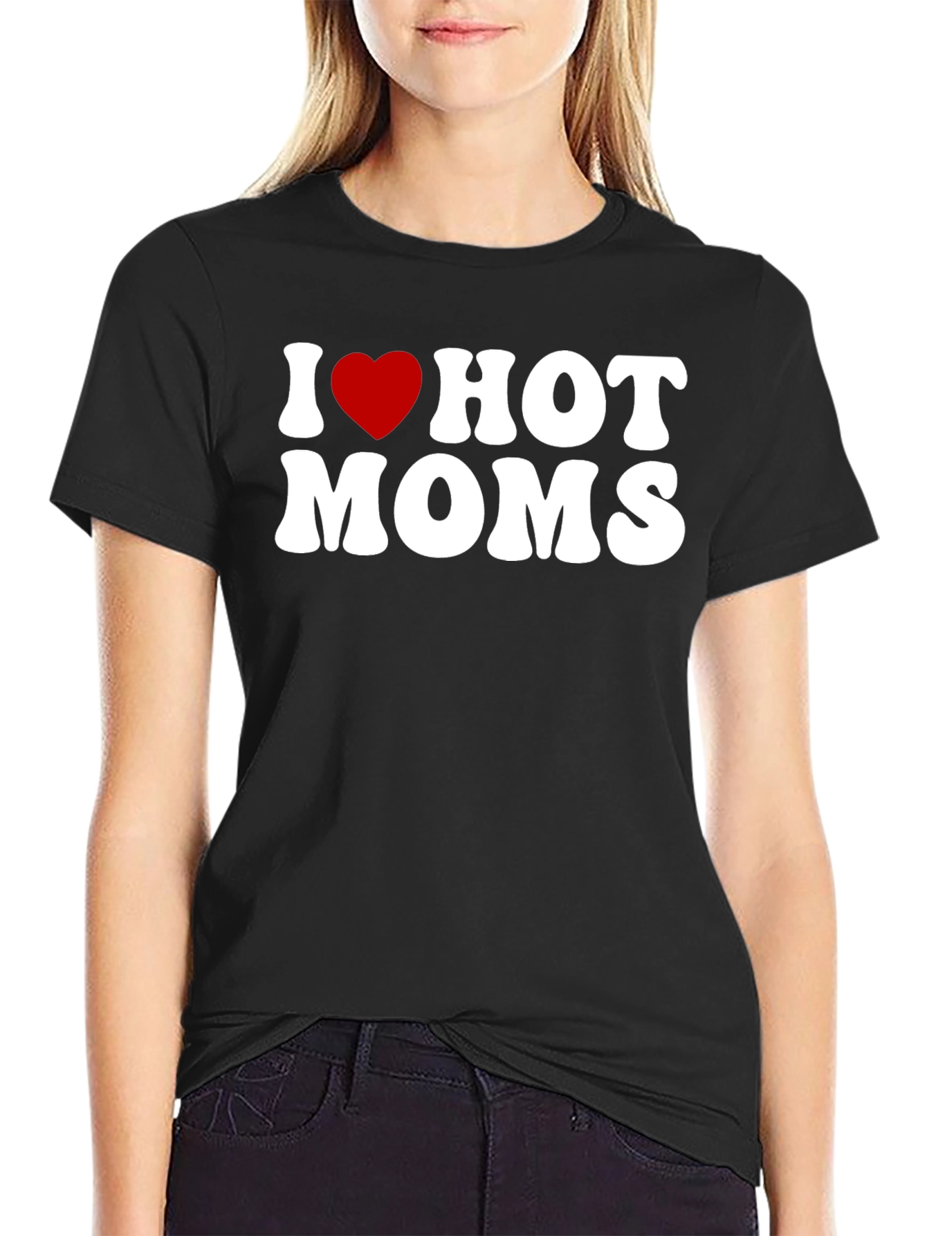 I Heart Hot Moms Graphic Tee