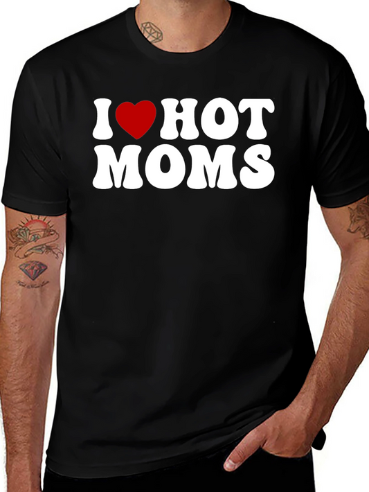 I Heart Hot Moms Graphic Tee