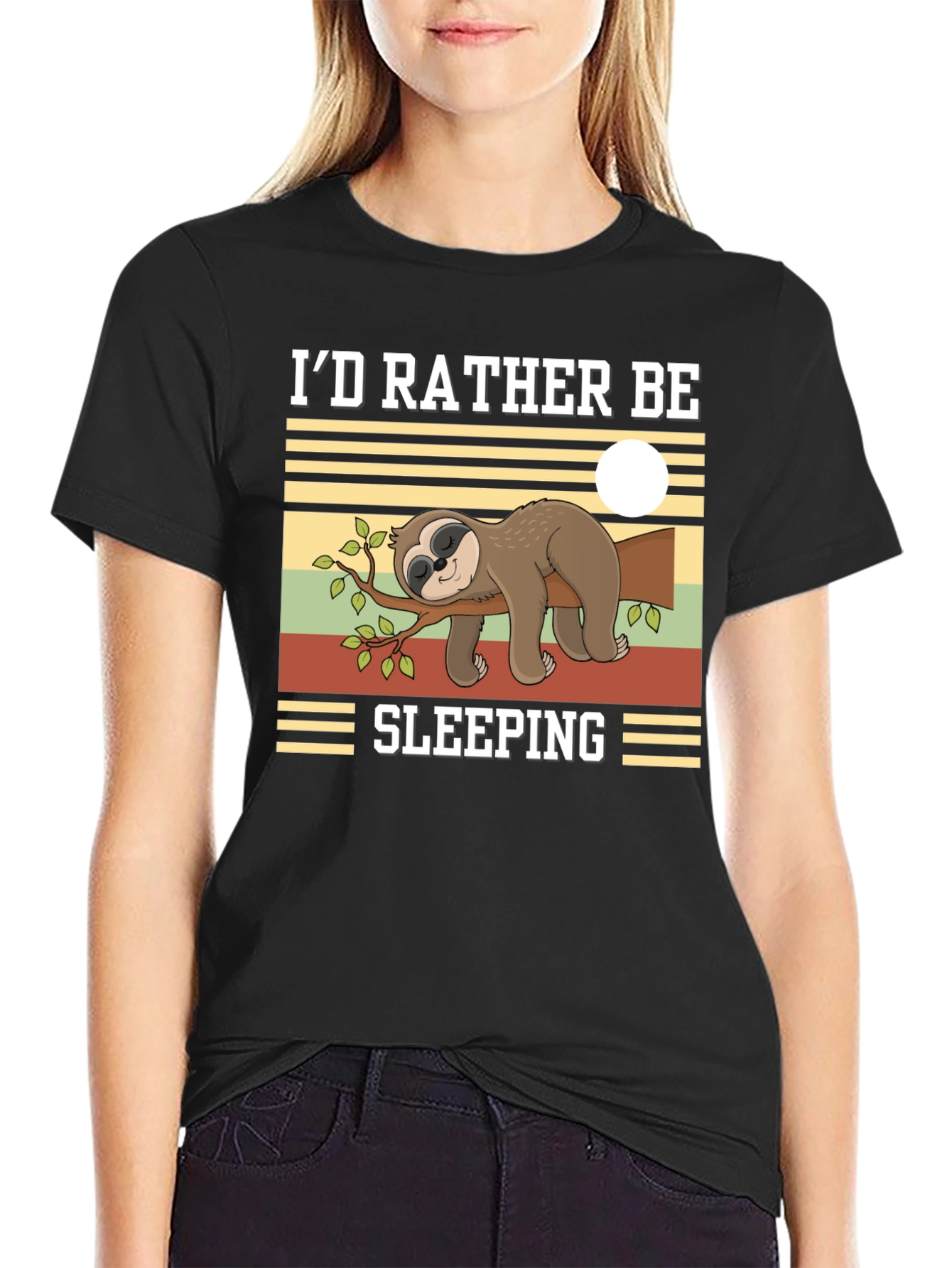 Id Rather Be Sleeping Sloth T-Shirt
