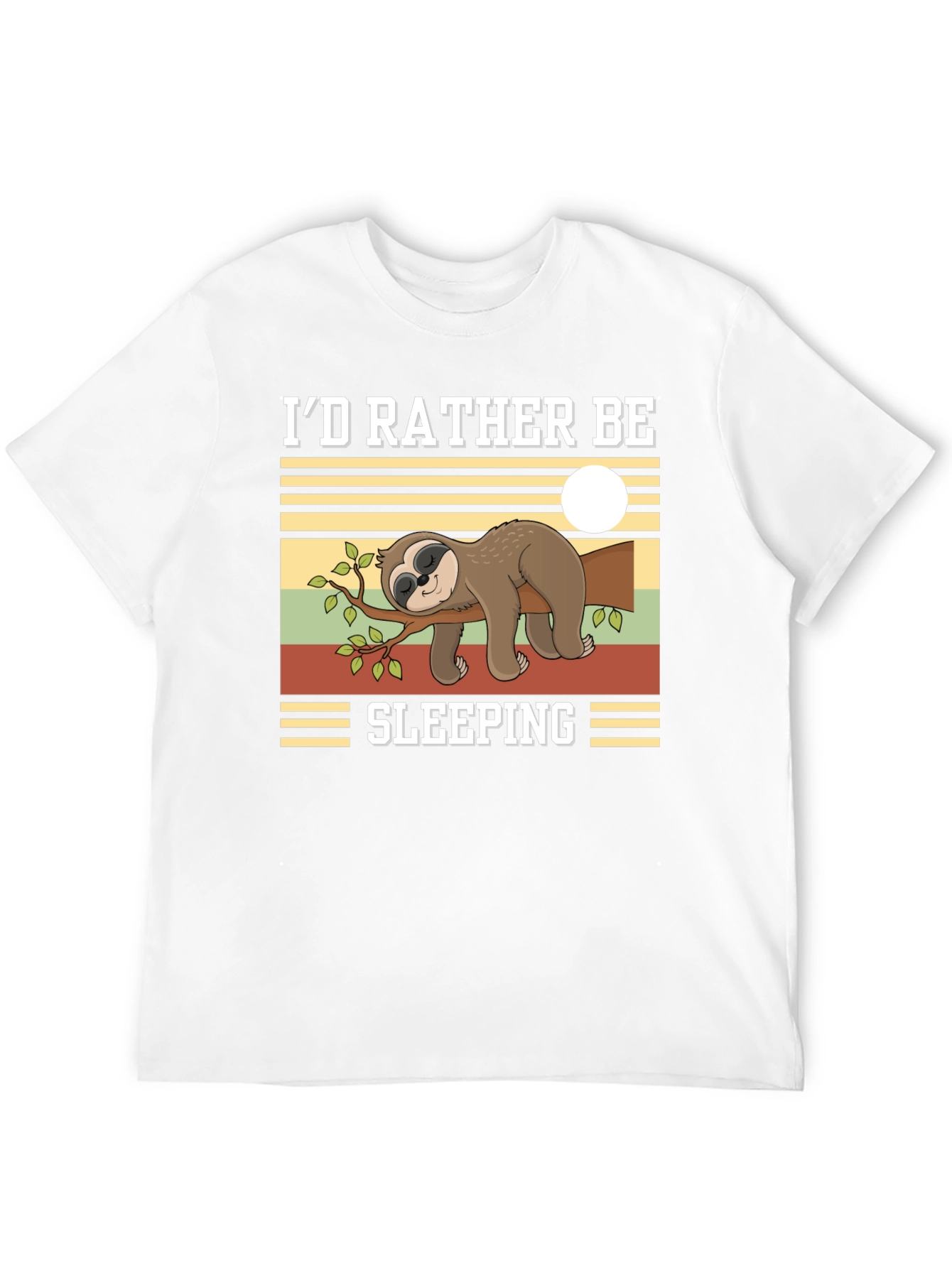 Id Rather Be Sleeping Sloth T-Shirt