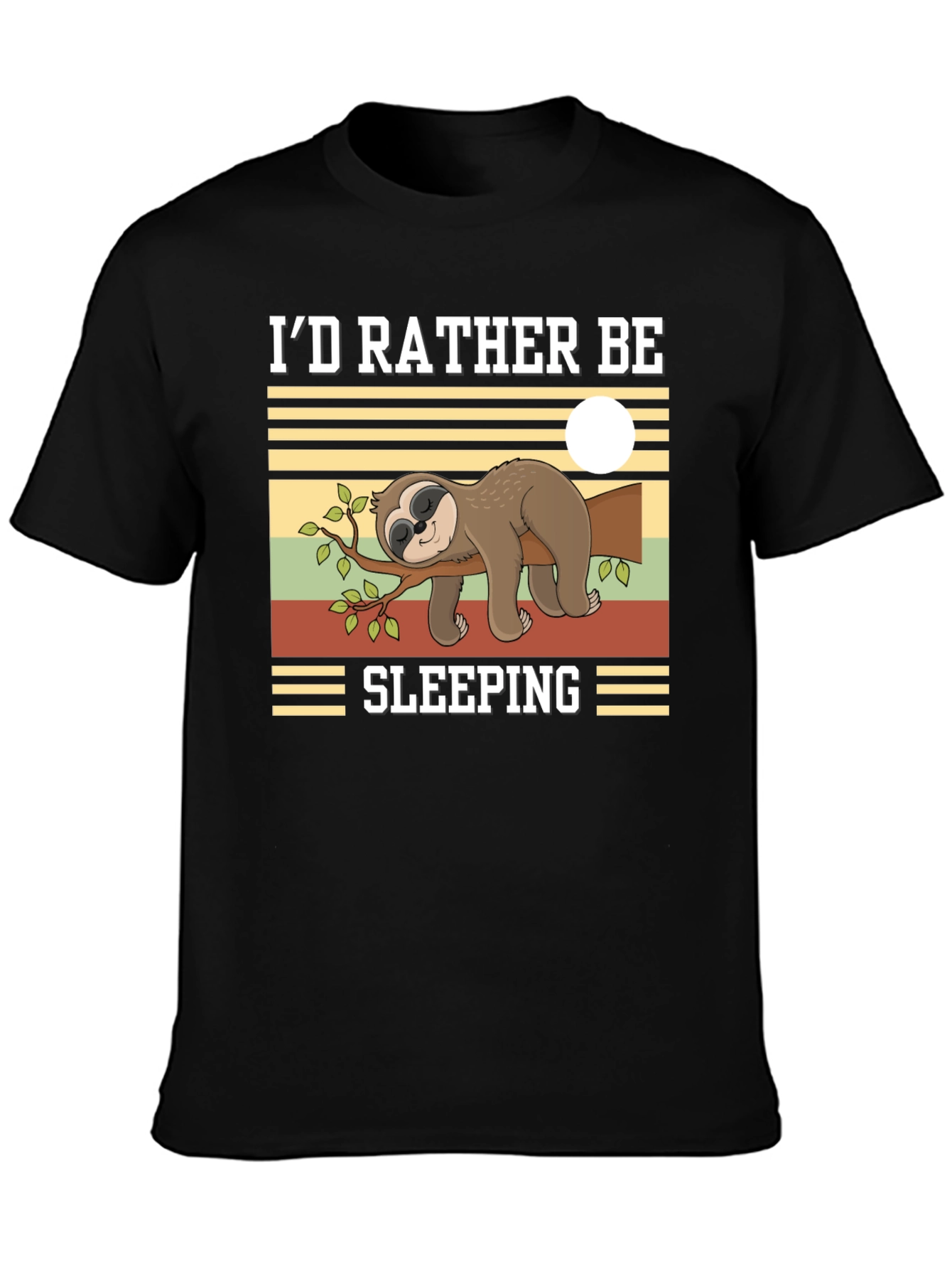 Id Rather Be Sleeping Sloth T-Shirt