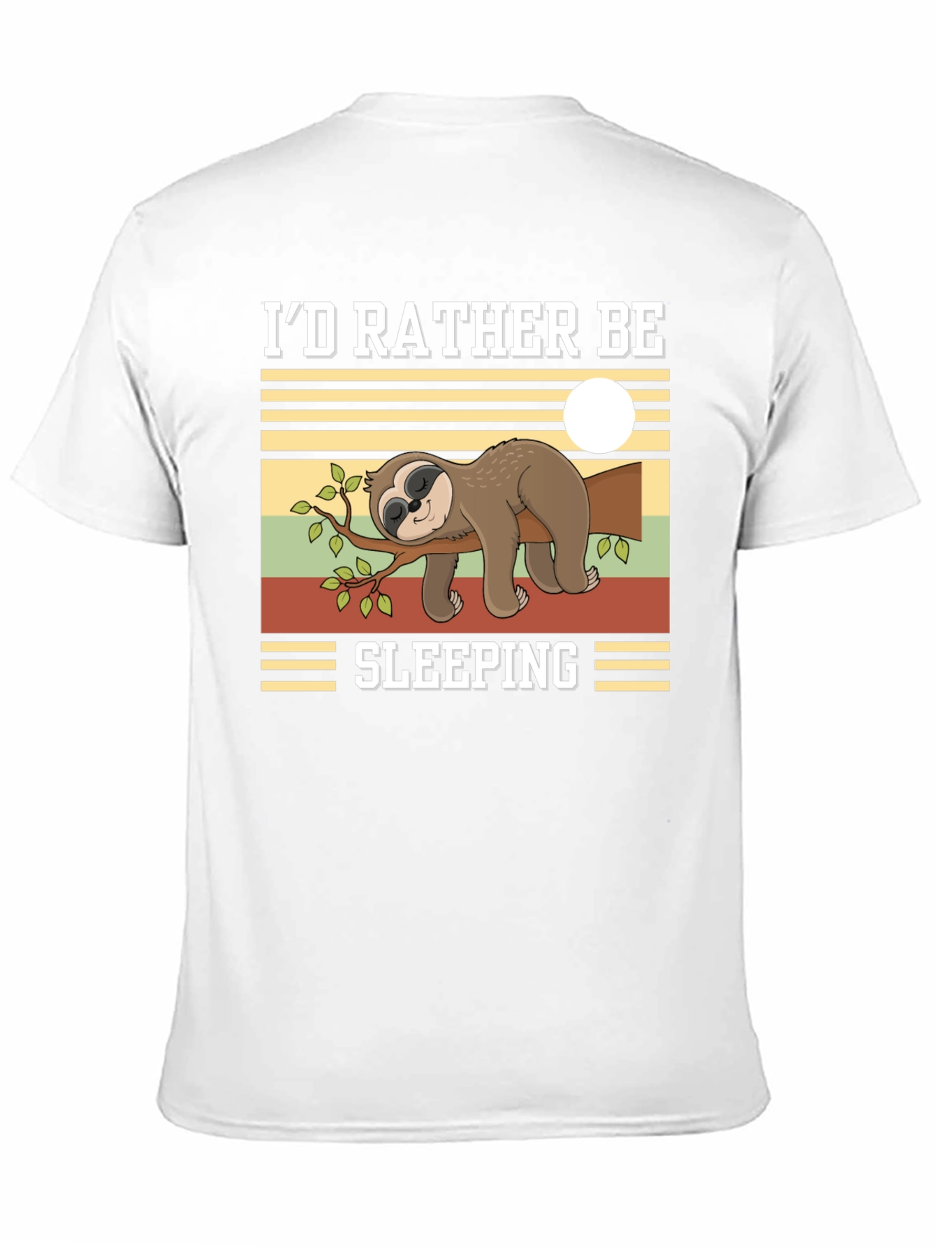Id Rather Be Sleeping Sloth T-Shirt