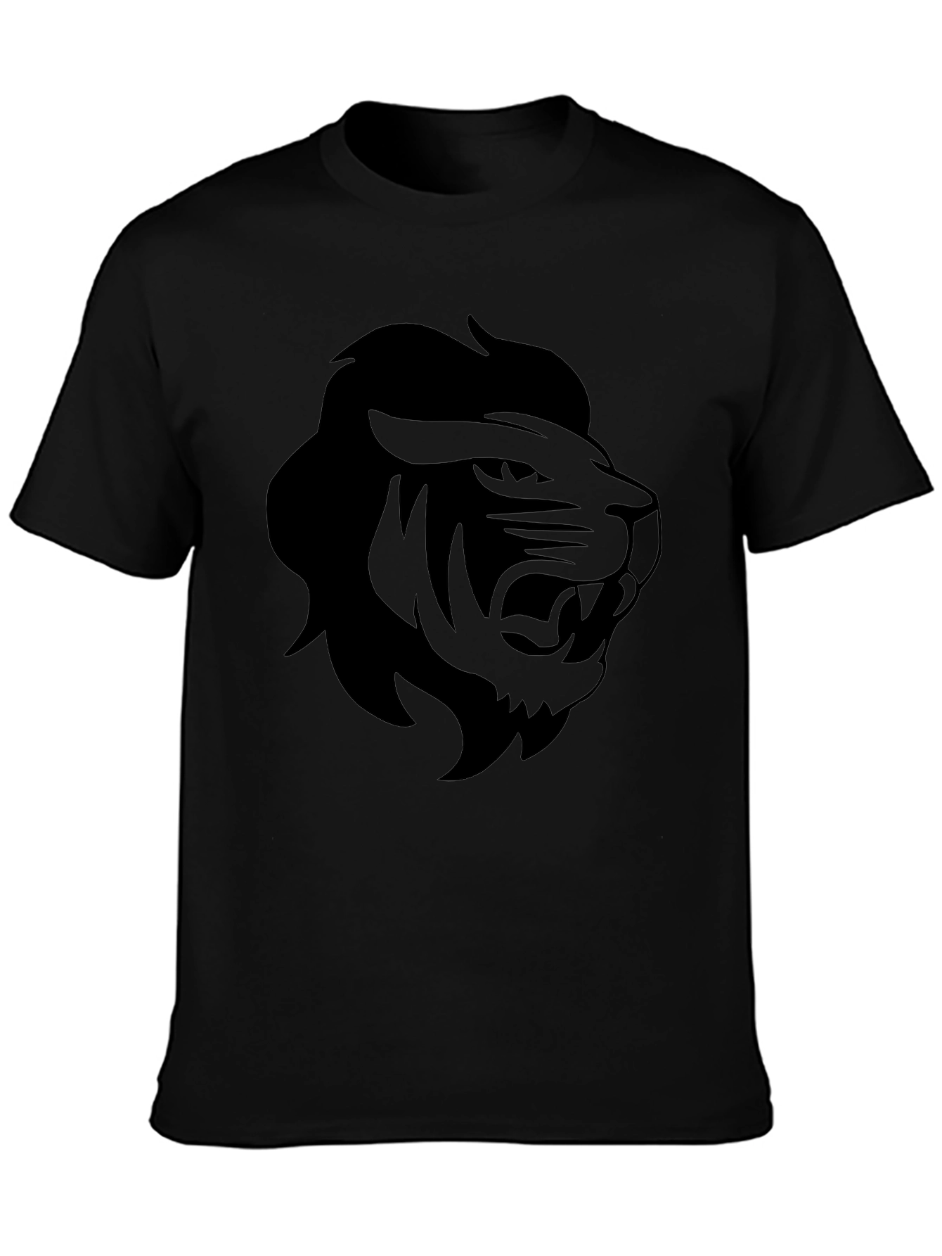 Black Lion Graphic Tee - Mens Casual Shirt