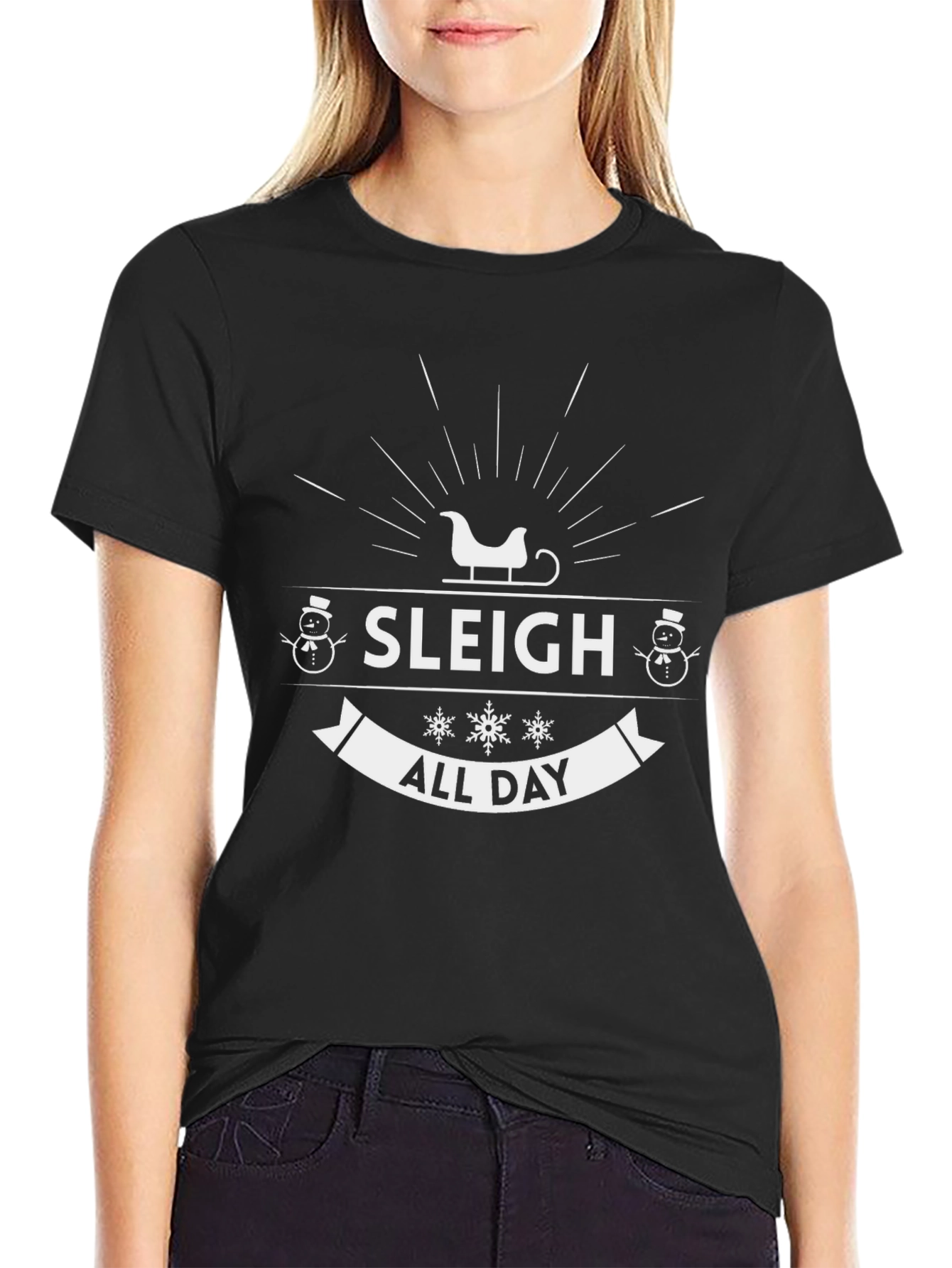Sleigh All Day Graphic Tee