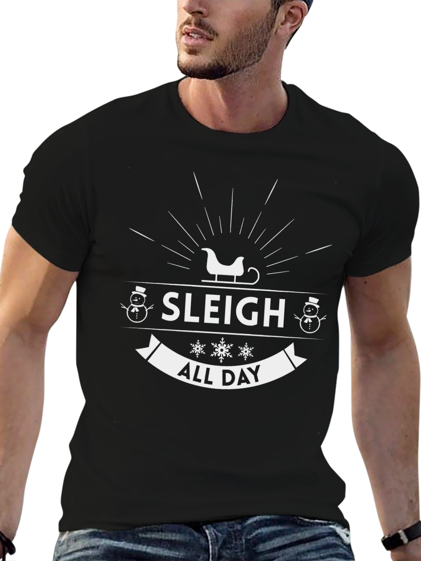 Sleigh All Day Graphic Tee