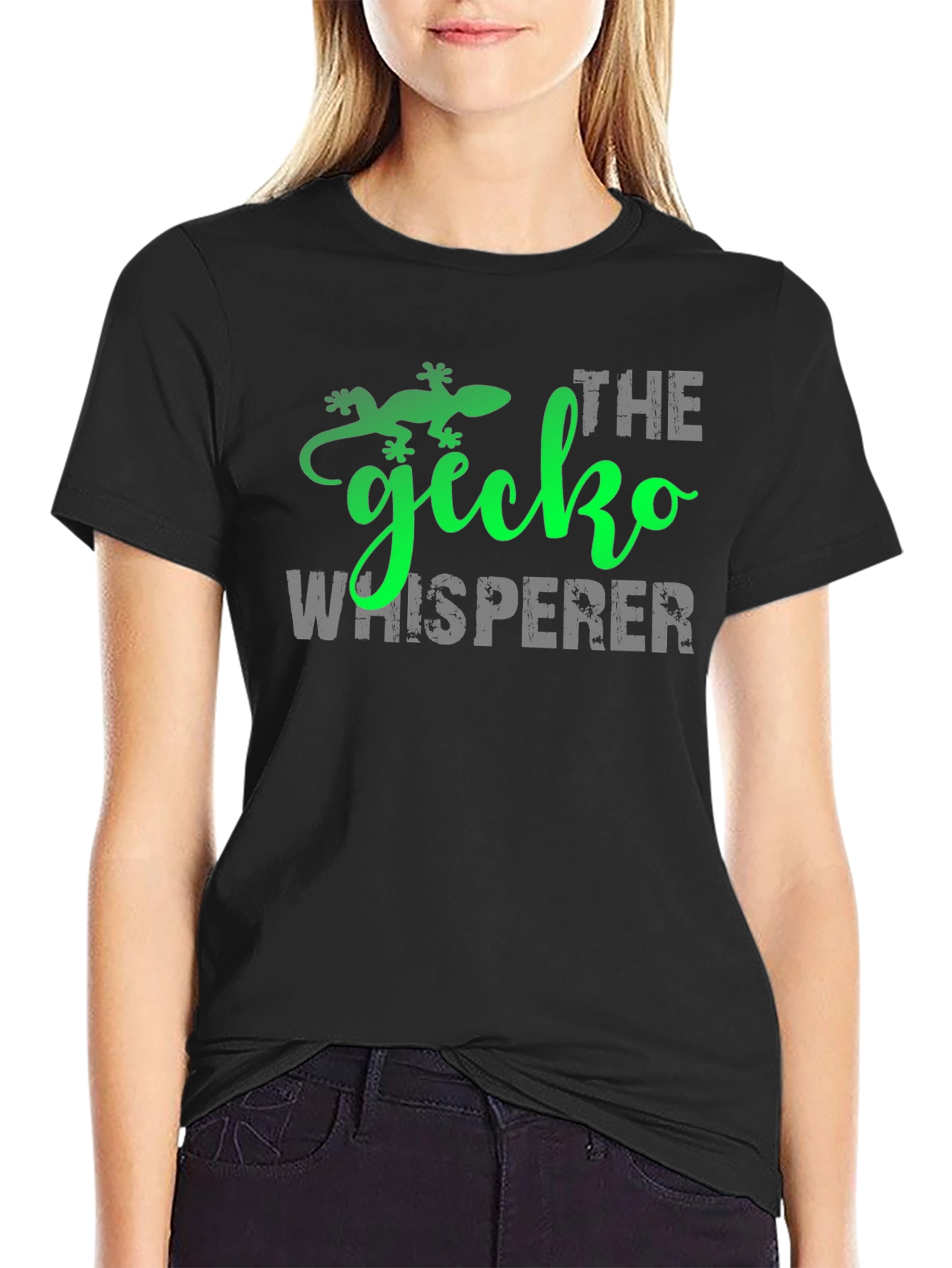 Gecko Whisperer Graphic Tee - Unique Animal Lover Gift